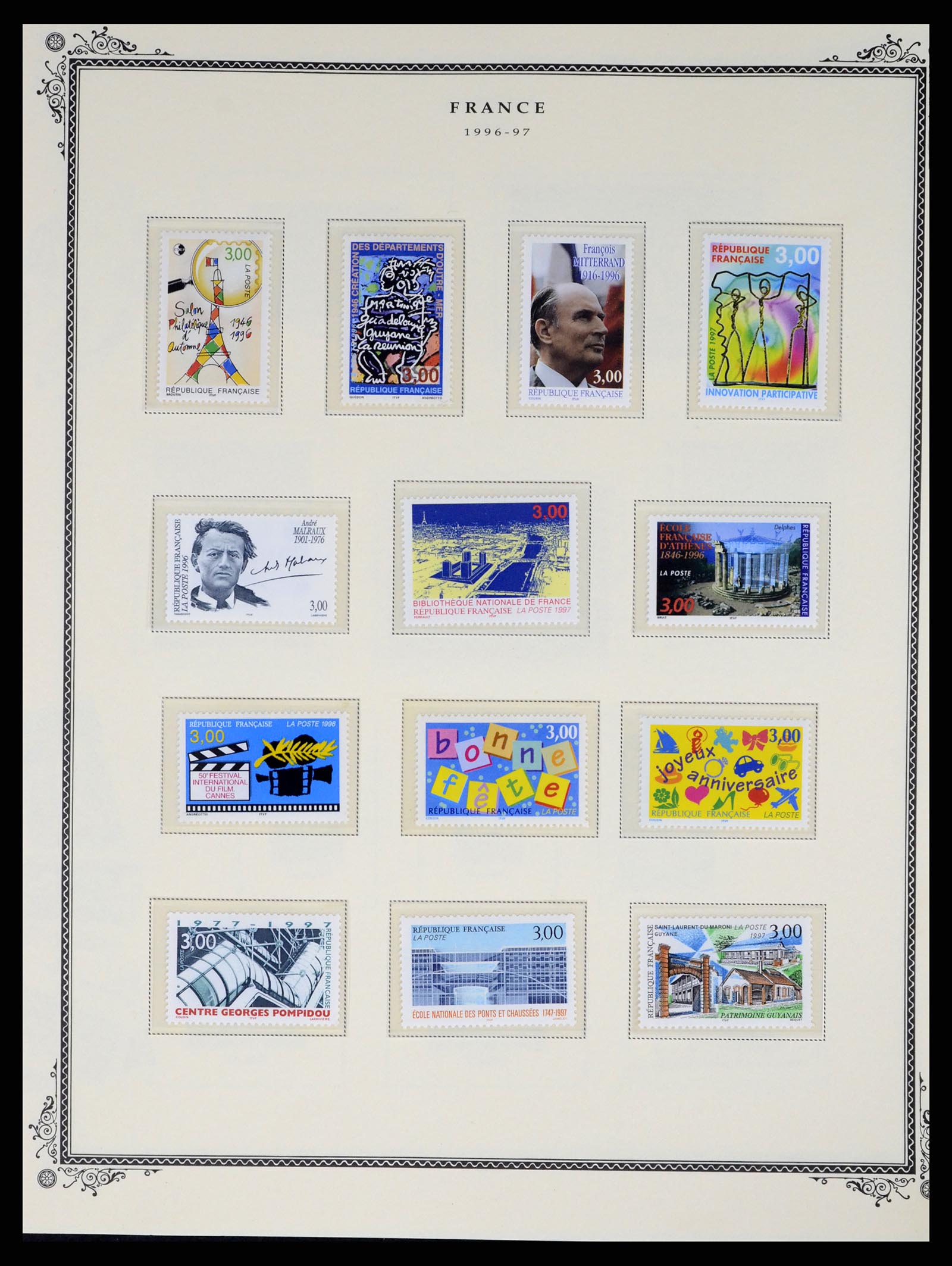 37632 186 - Postzegelverzameling 37632 Frankrijk 1849-2001.