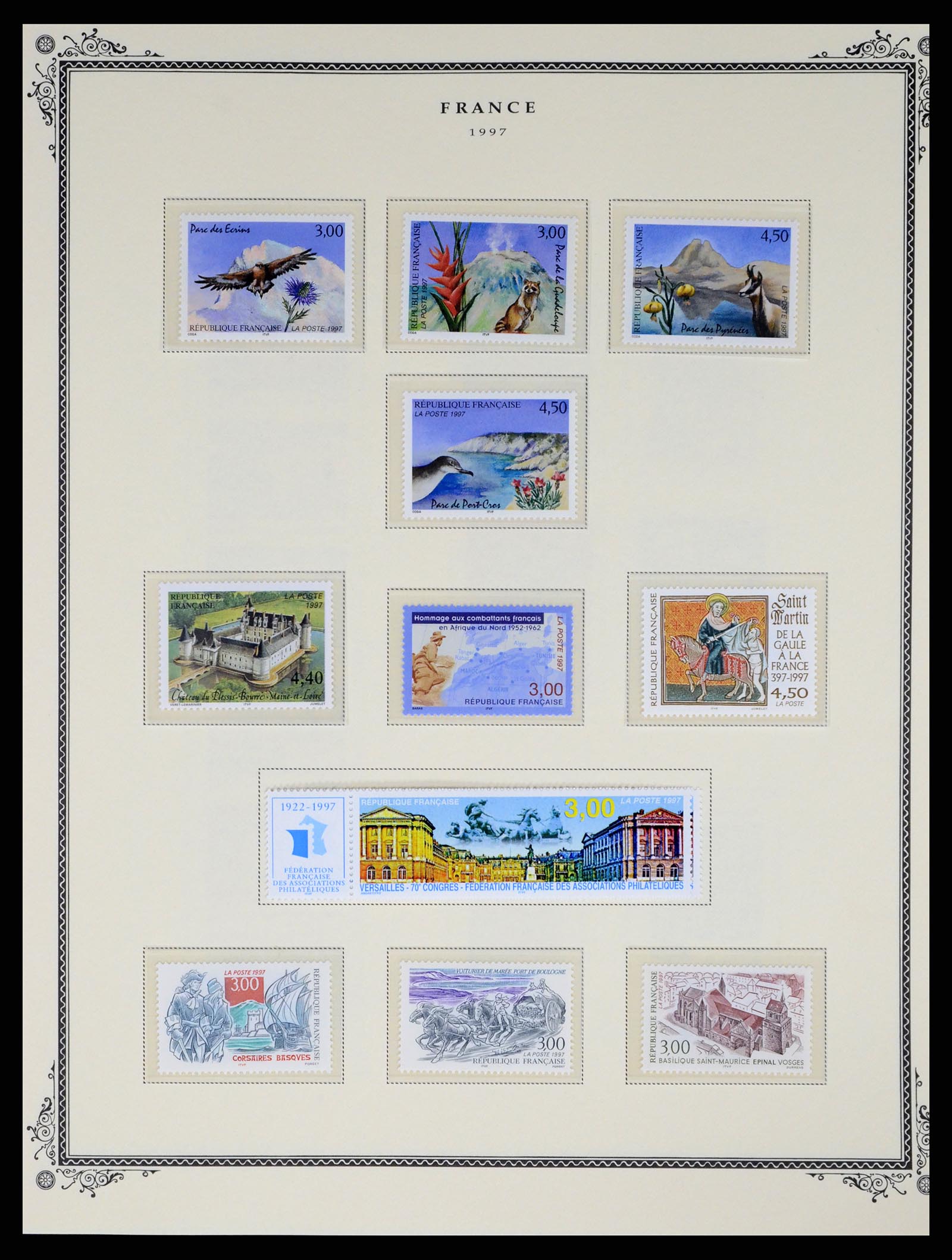 37632 188 - Postzegelverzameling 37632 Frankrijk 1849-2001.