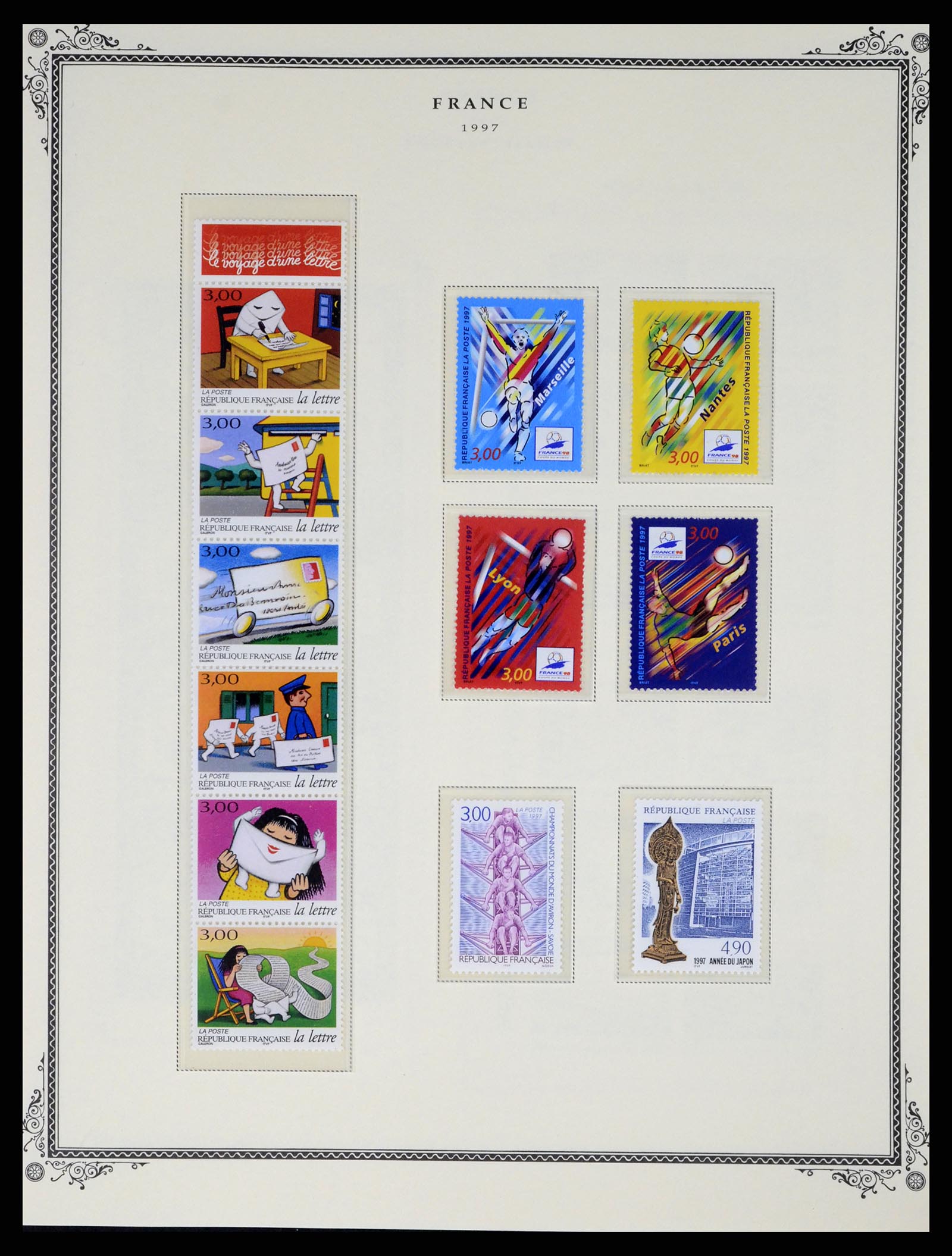 37632 189 - Postzegelverzameling 37632 Frankrijk 1849-2001.