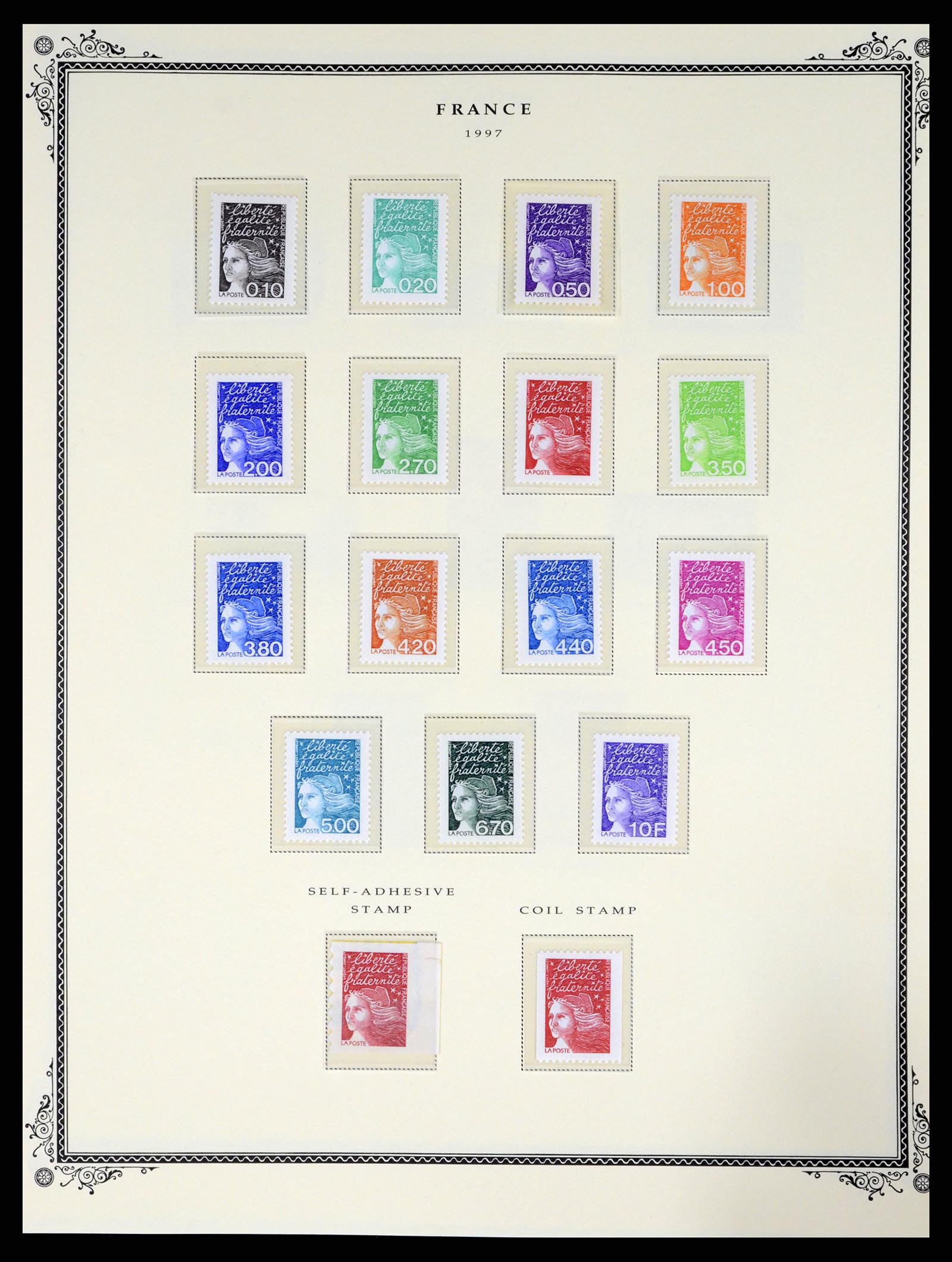 37632 191 - Postzegelverzameling 37632 Frankrijk 1849-2001.