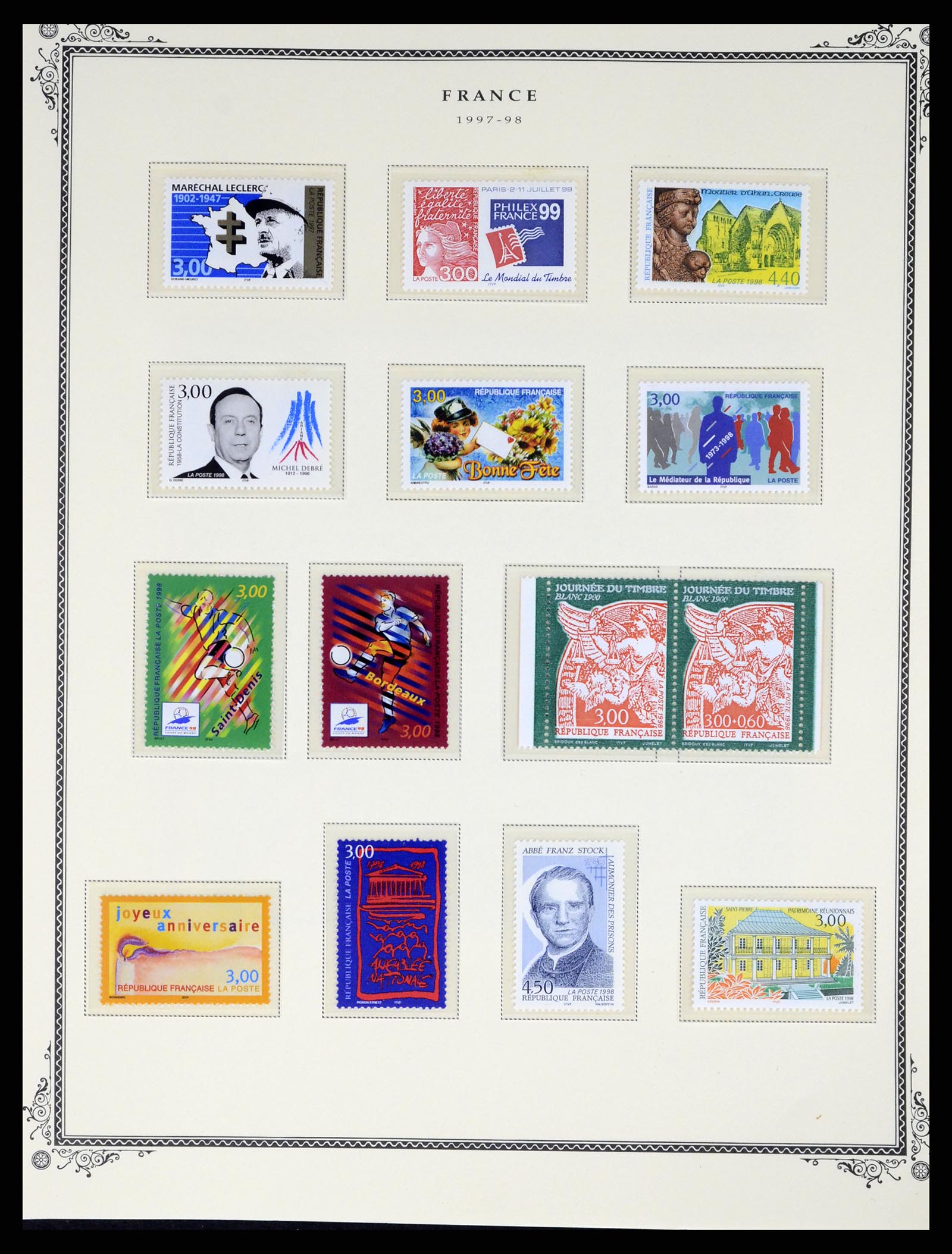 37632 193 - Postzegelverzameling 37632 Frankrijk 1849-2001.