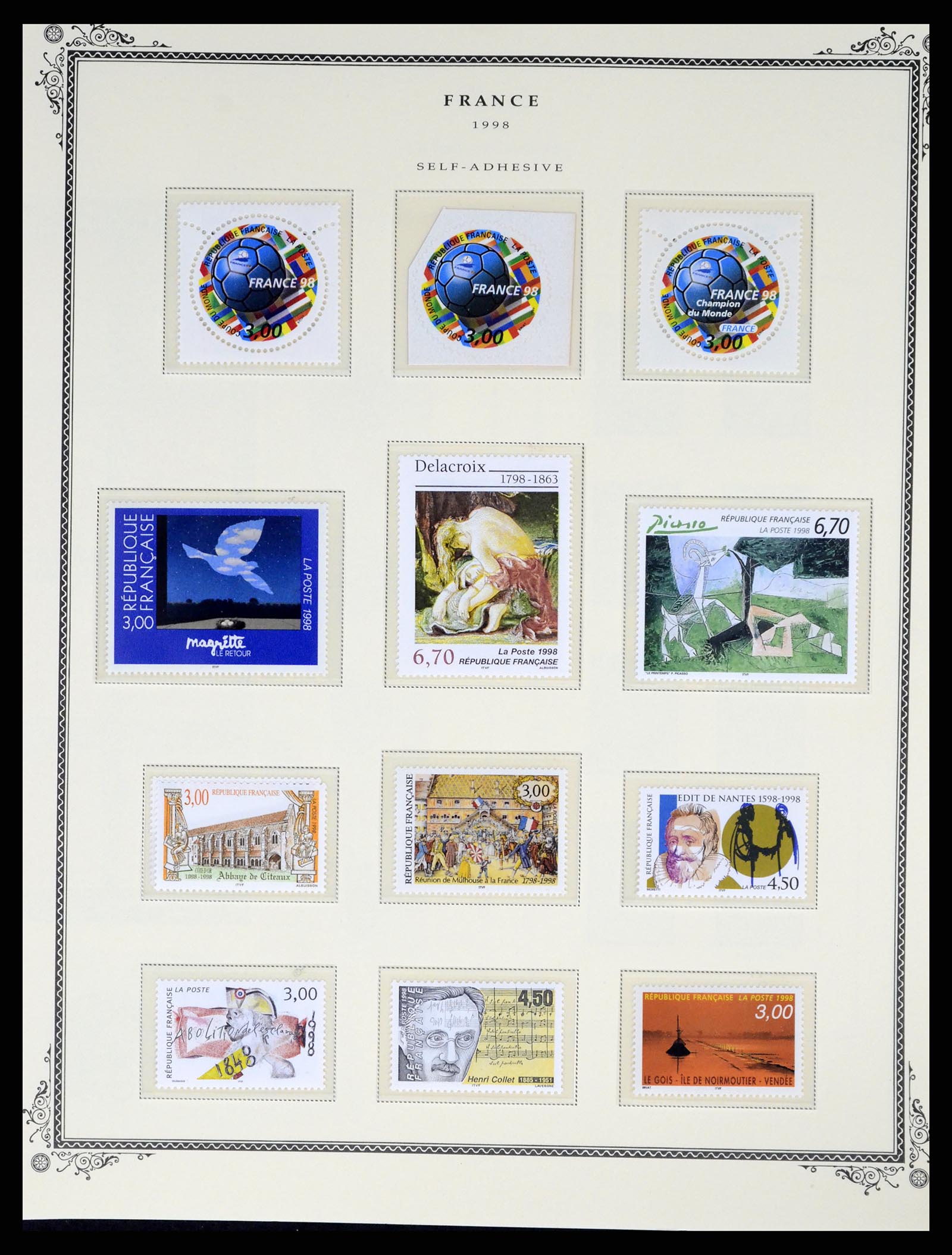 37632 195 - Postzegelverzameling 37632 Frankrijk 1849-2001.