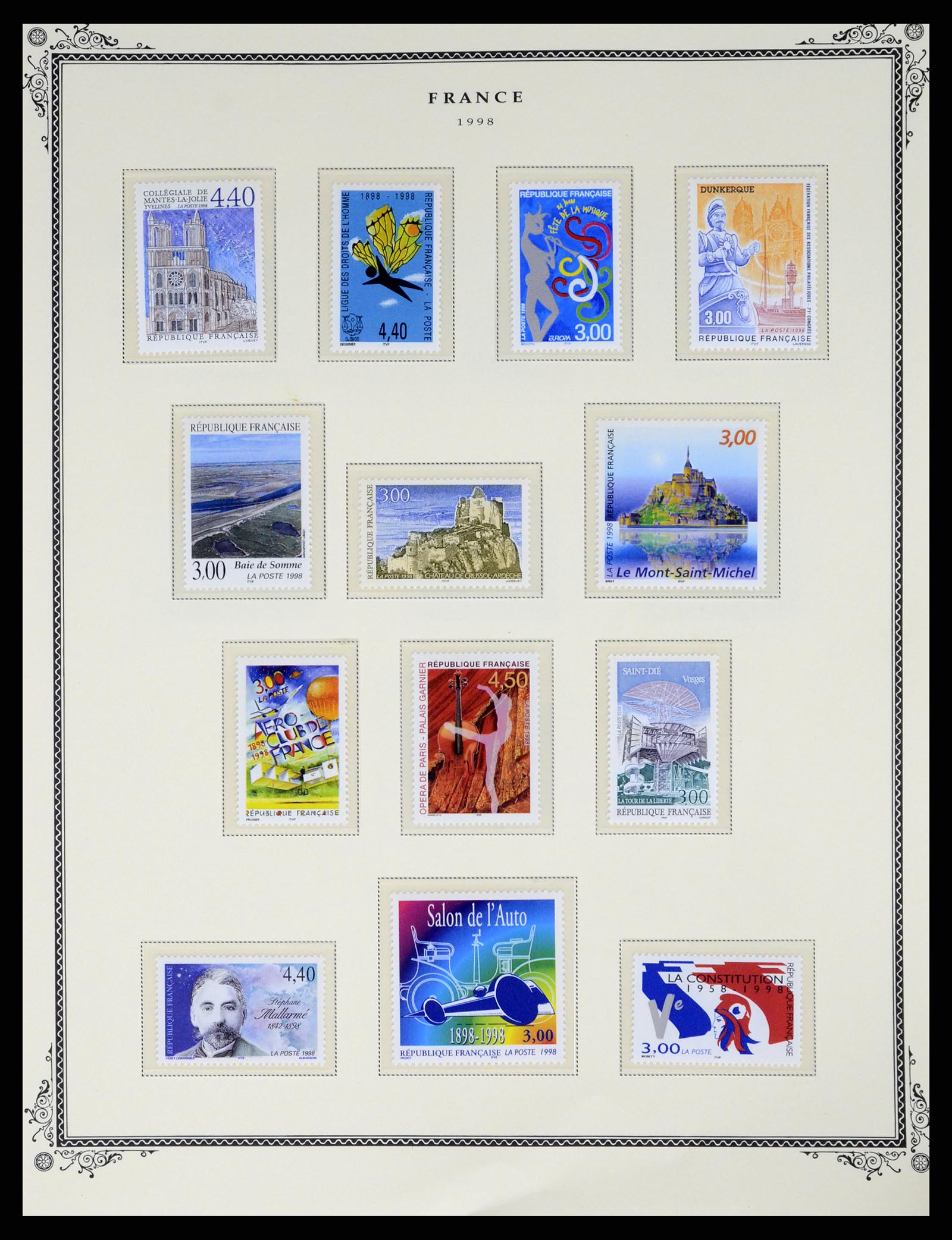 37632 198 - Postzegelverzameling 37632 Frankrijk 1849-2001.