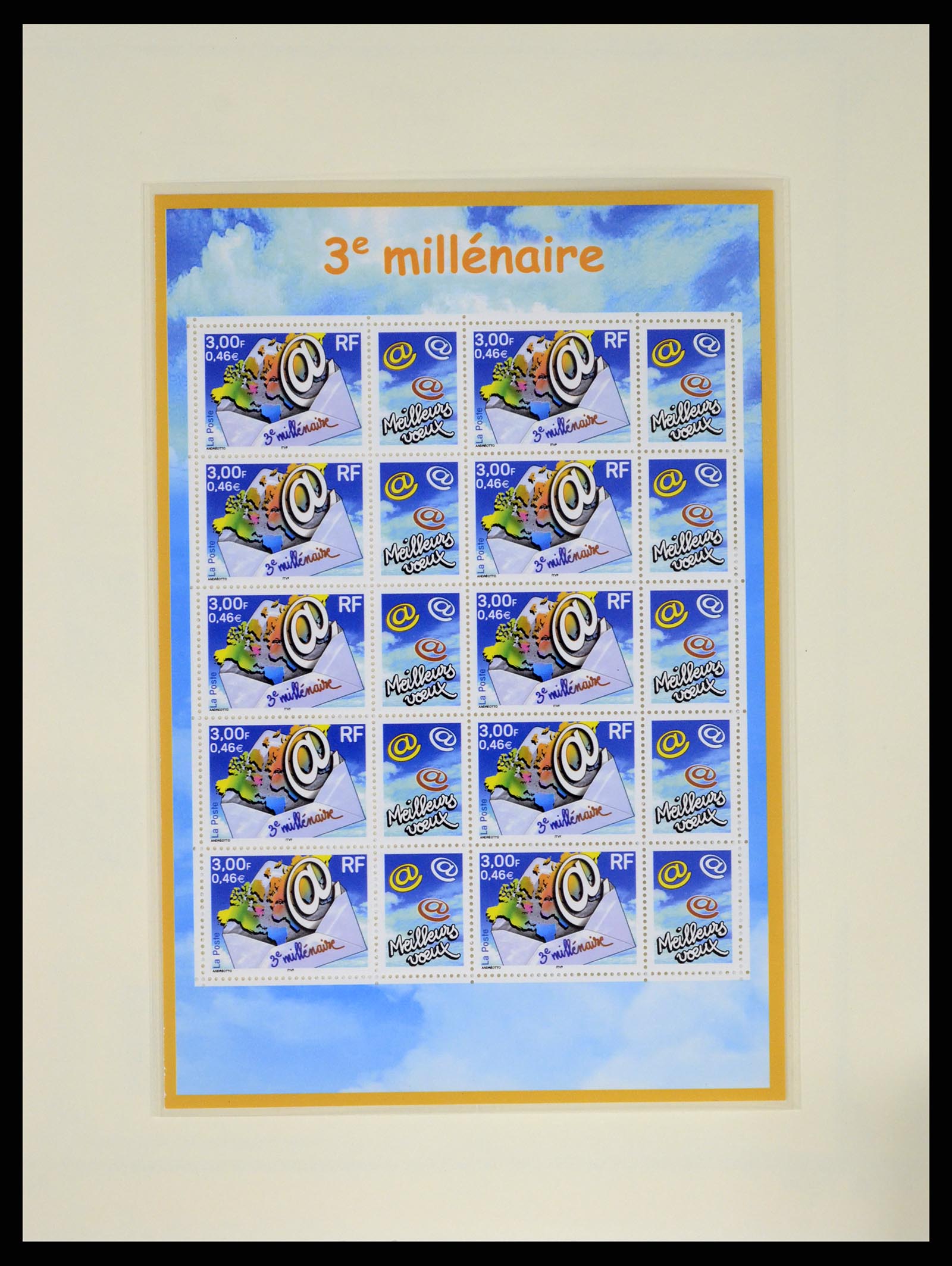 37632 224 - Postzegelverzameling 37632 Frankrijk 1849-2001.