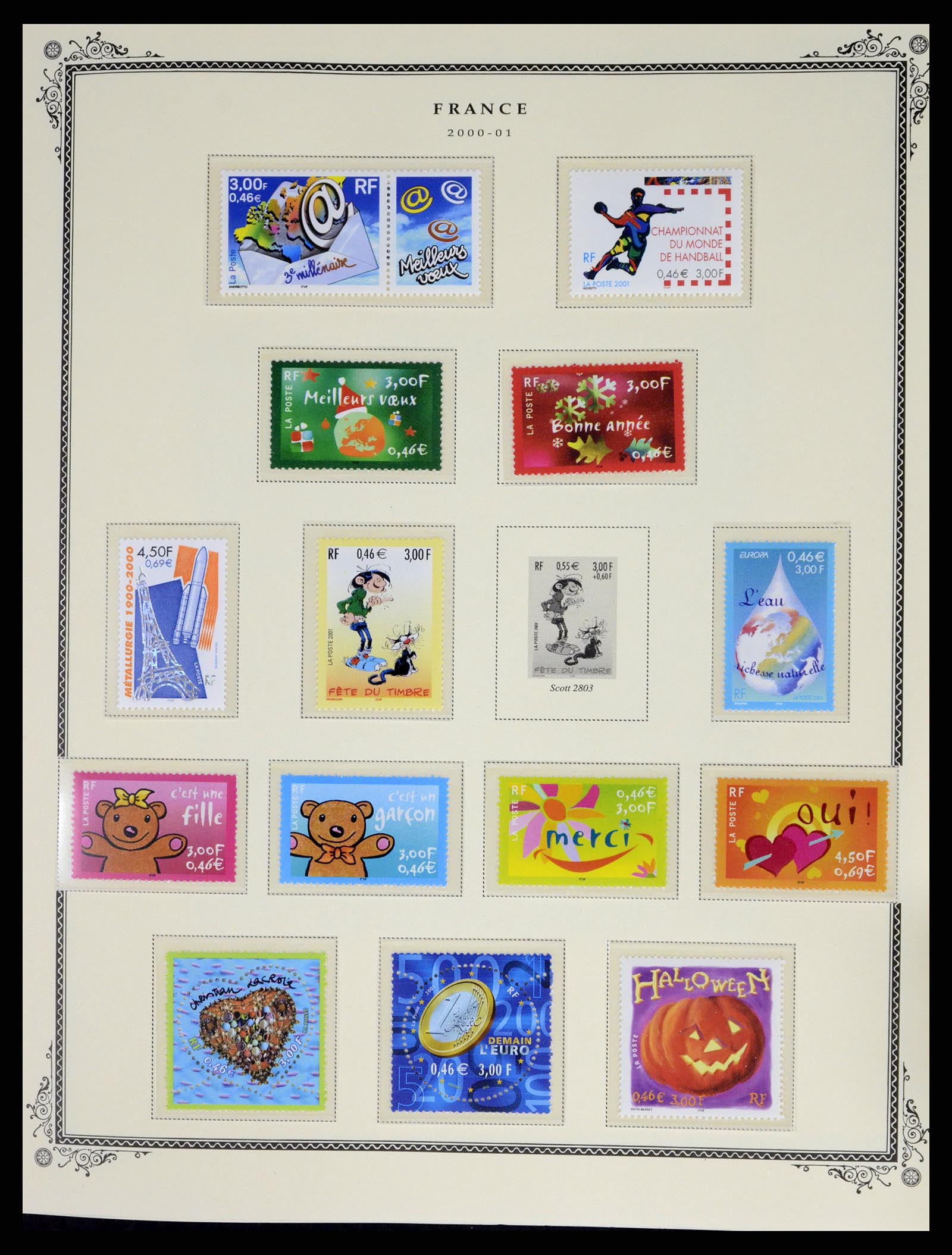 37632 226 - Postzegelverzameling 37632 Frankrijk 1849-2001.