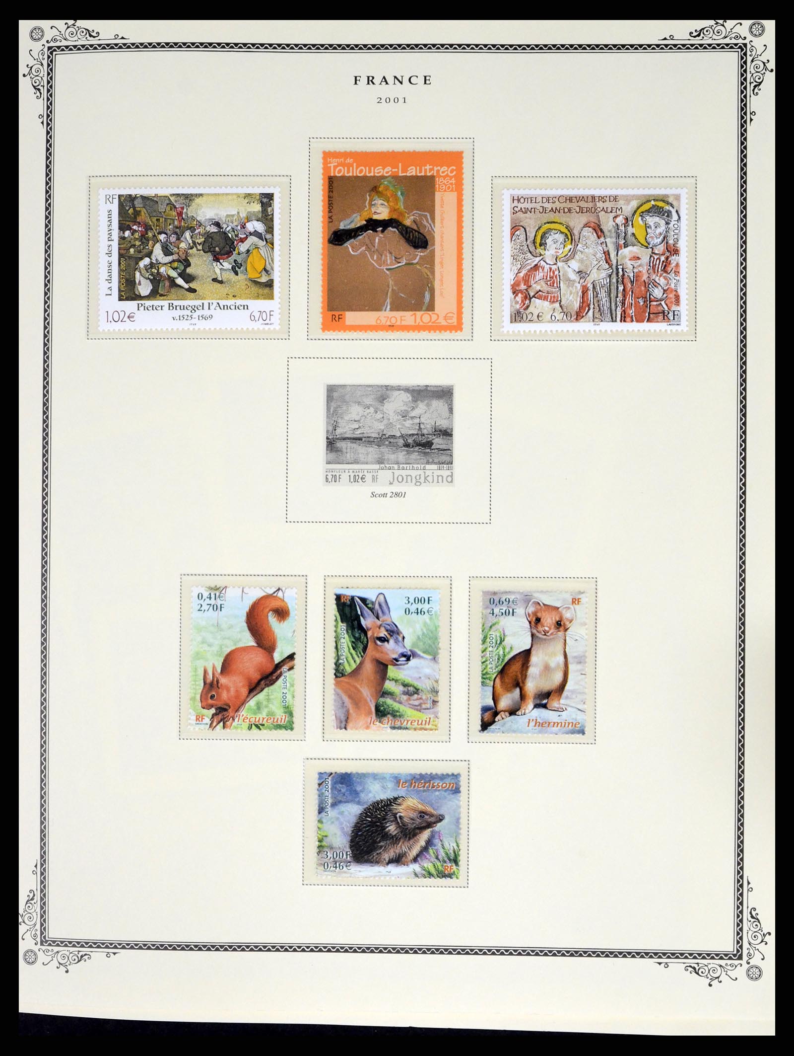 37632 228 - Postzegelverzameling 37632 Frankrijk 1849-2001.