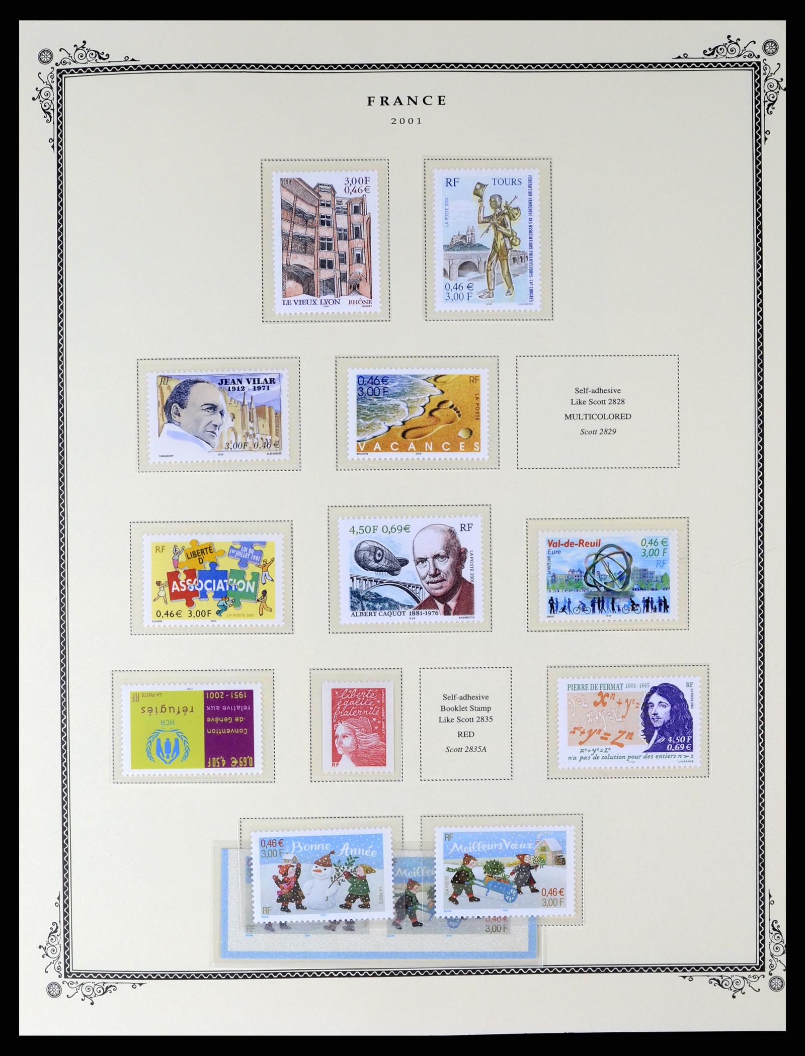 37632 233 - Postzegelverzameling 37632 Frankrijk 1849-2001.