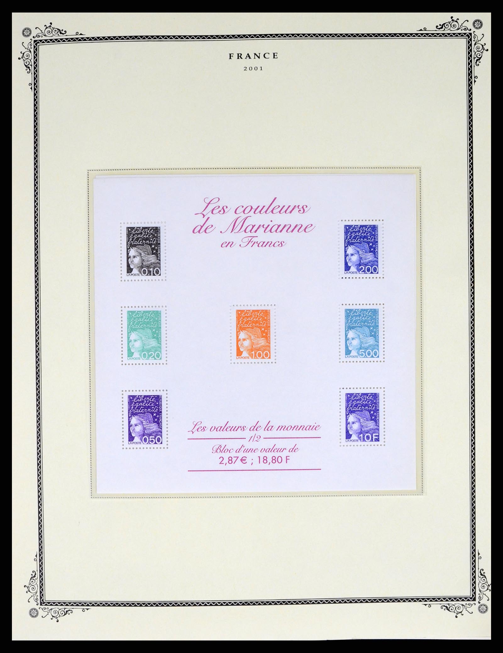 37632 239 - Postzegelverzameling 37632 Frankrijk 1849-2001.