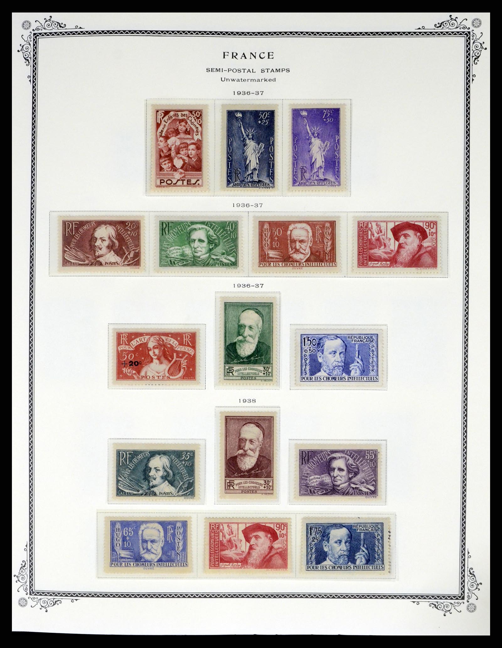 37632 245 - Postzegelverzameling 37632 Frankrijk 1849-2001.