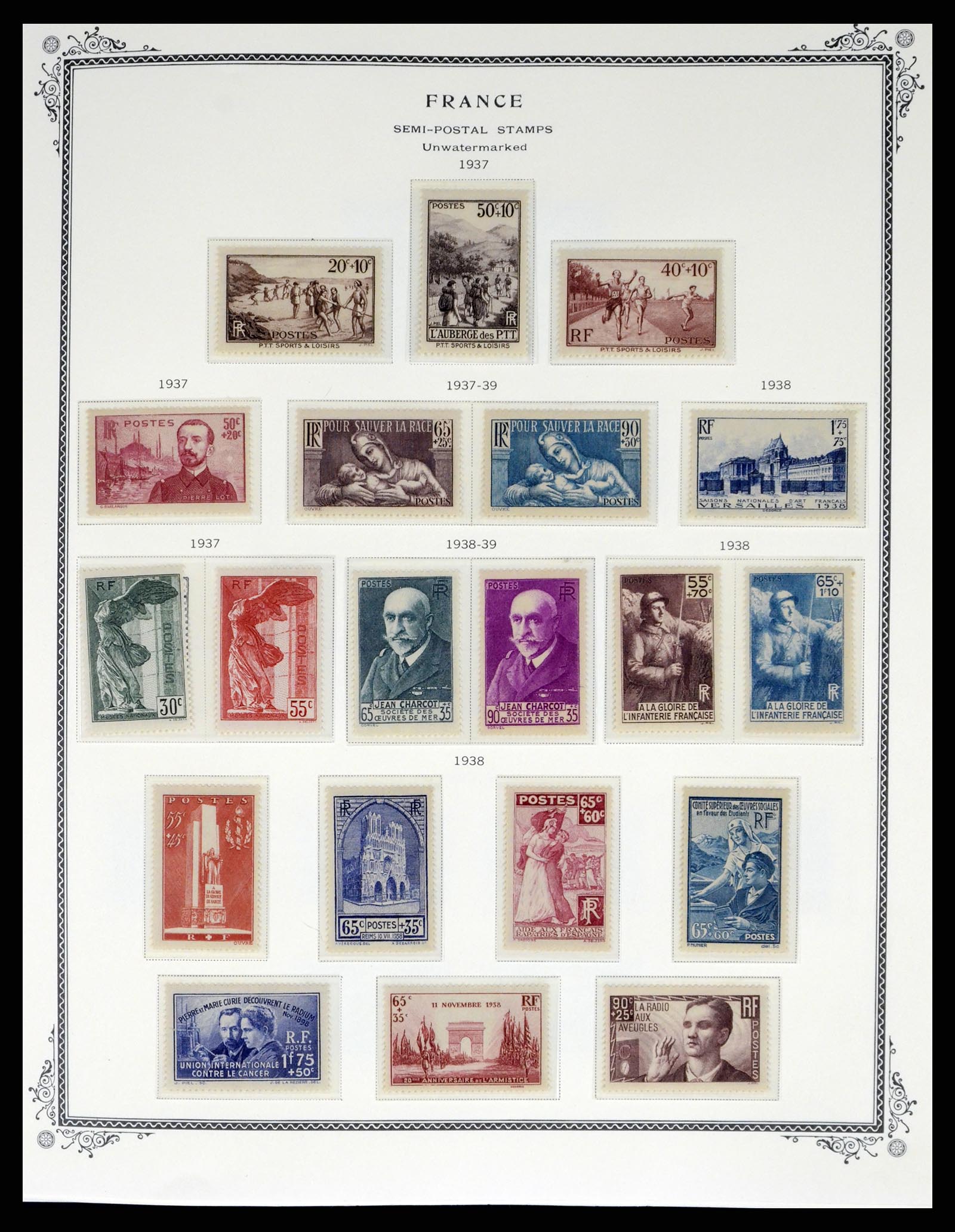 37632 246 - Postzegelverzameling 37632 Frankrijk 1849-2001.