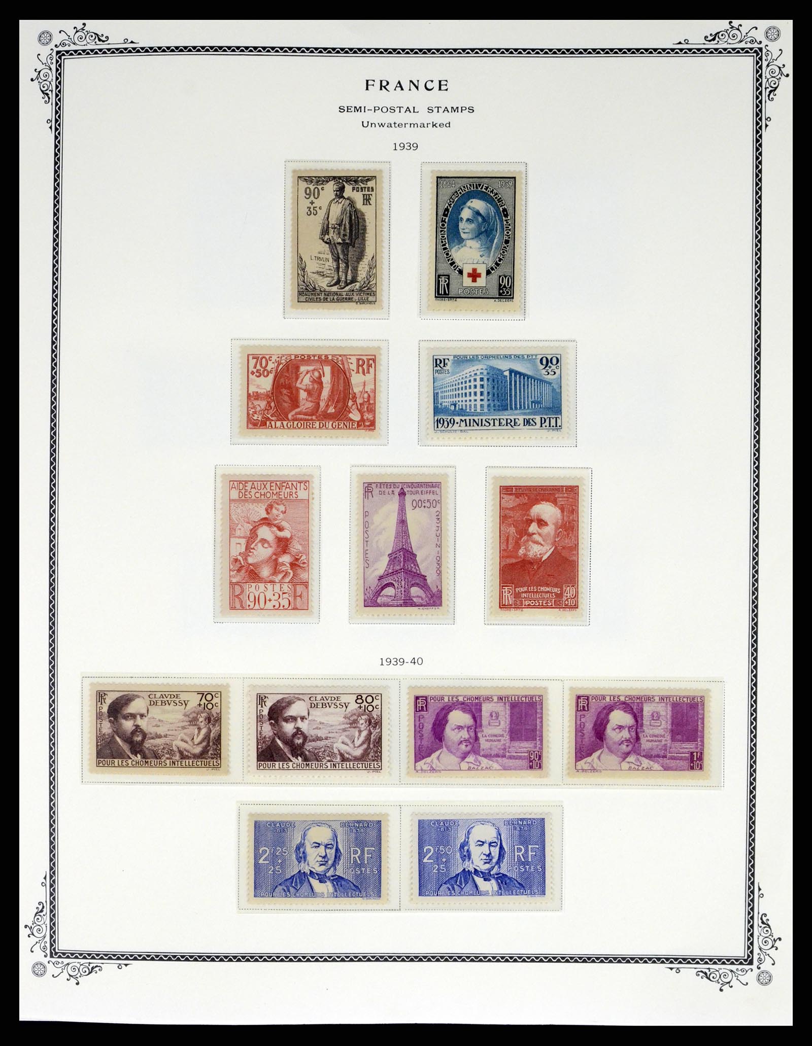 37632 247 - Postzegelverzameling 37632 Frankrijk 1849-2001.