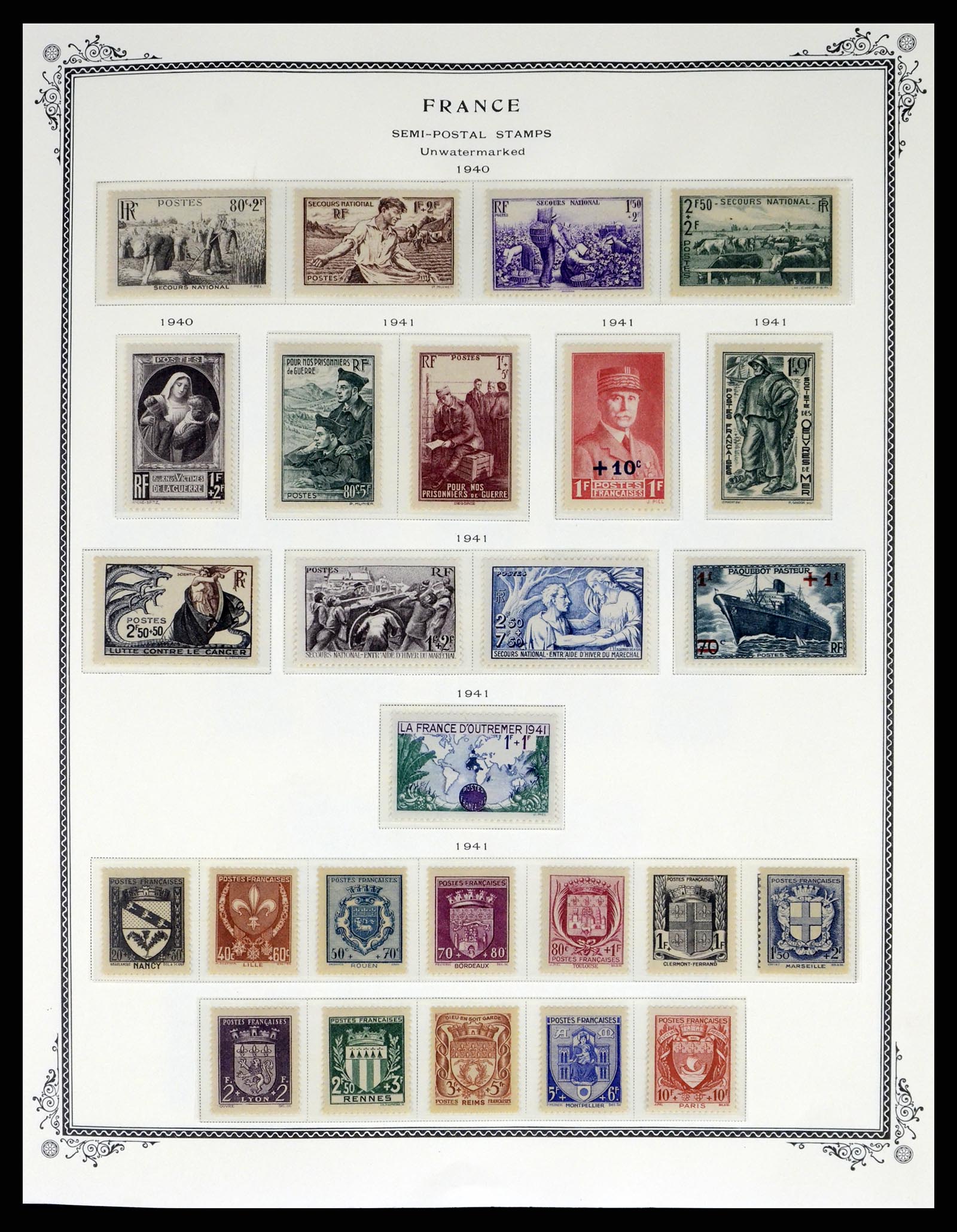 37632 249 - Postzegelverzameling 37632 Frankrijk 1849-2001.