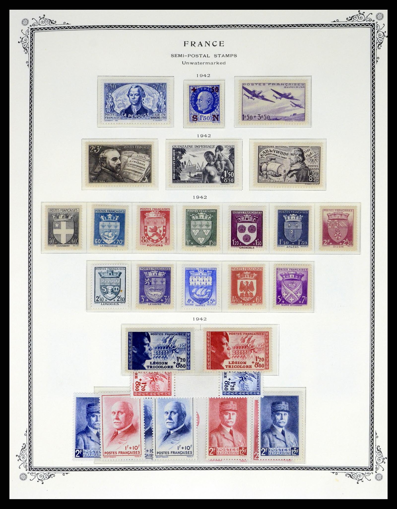 37632 250 - Postzegelverzameling 37632 Frankrijk 1849-2001.
