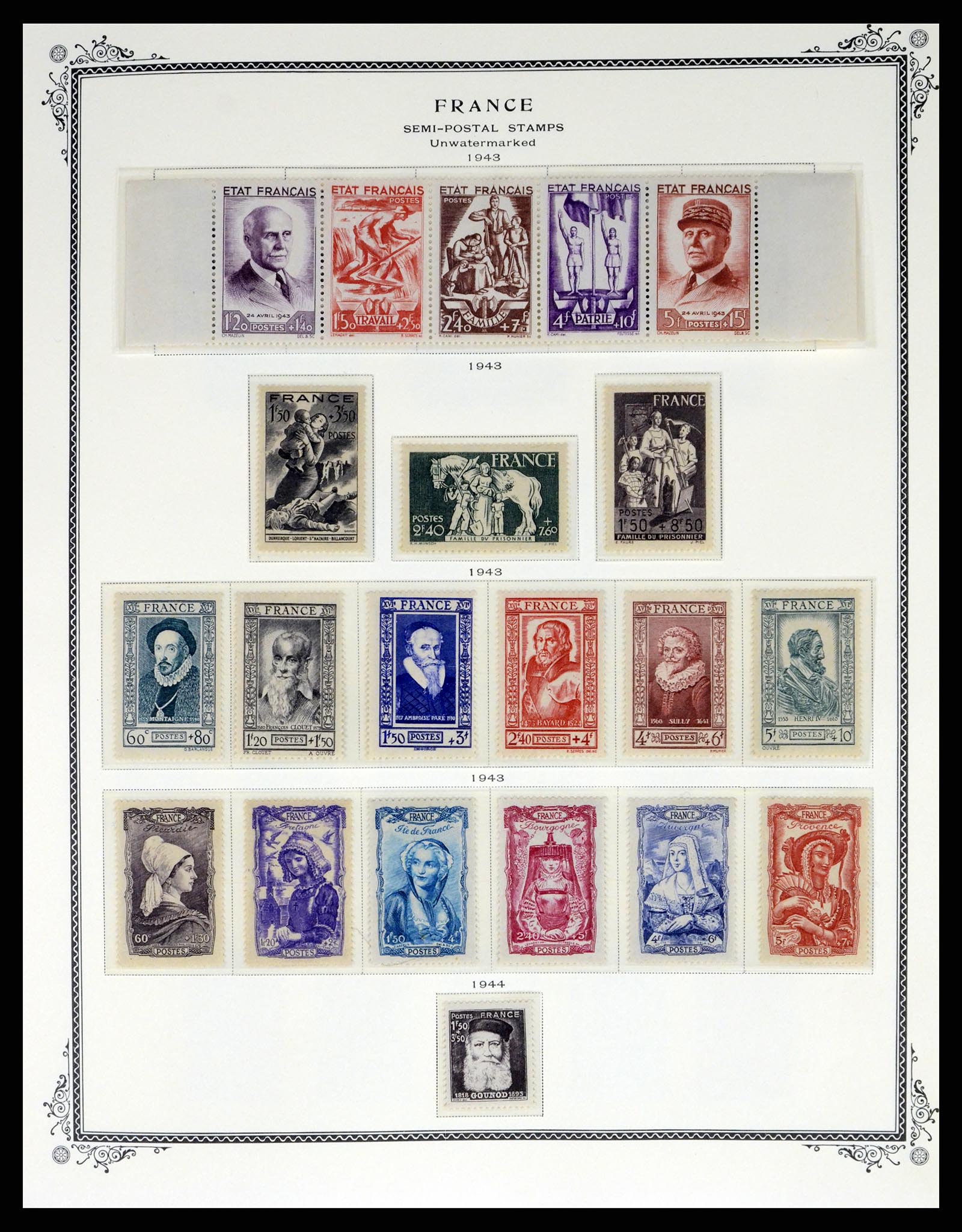 37632 251 - Postzegelverzameling 37632 Frankrijk 1849-2001.