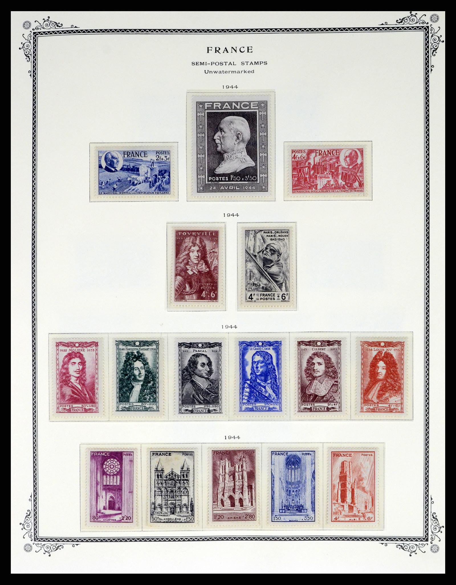 37632 252 - Postzegelverzameling 37632 Frankrijk 1849-2001.