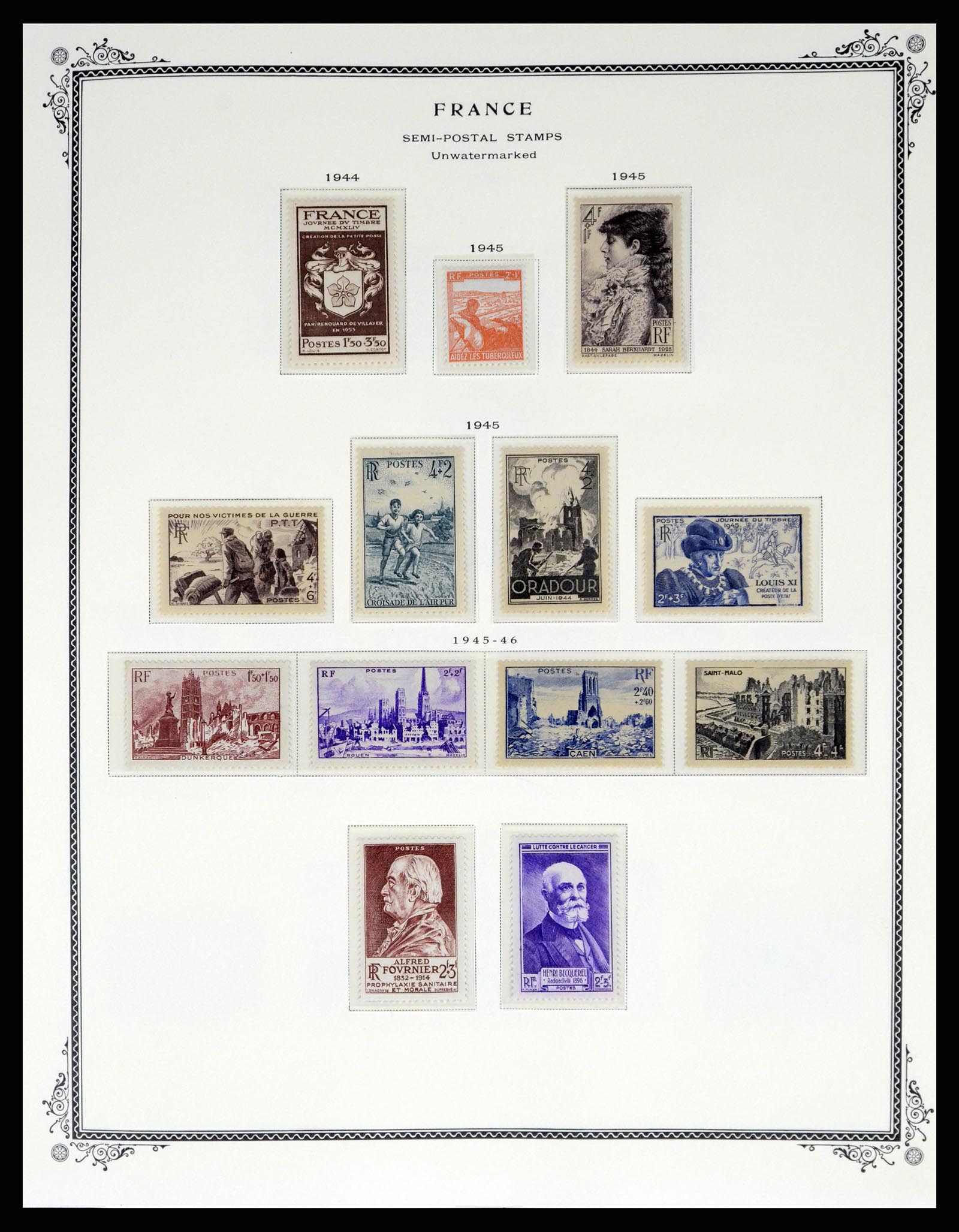 37632 253 - Postzegelverzameling 37632 Frankrijk 1849-2001.