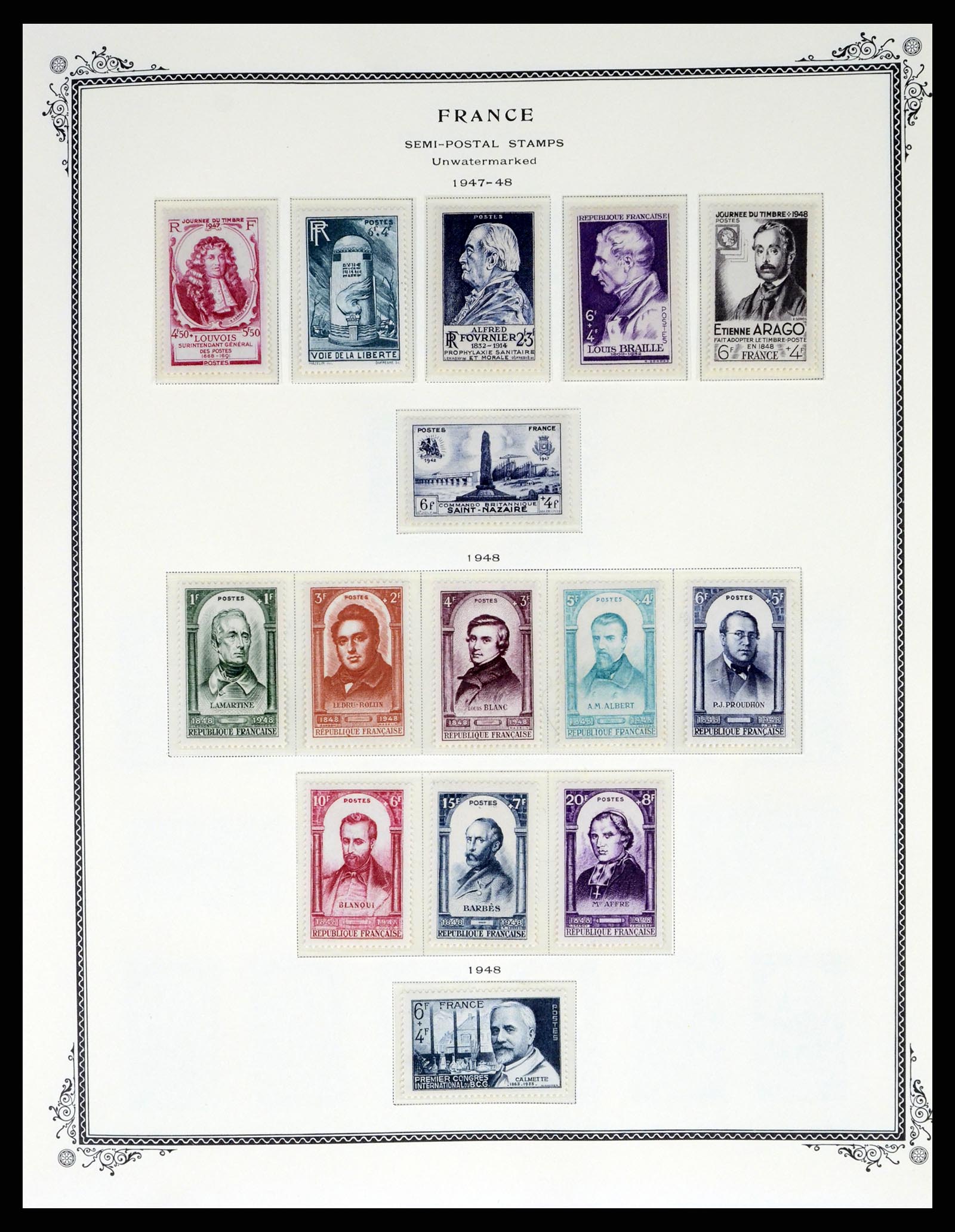 37632 255 - Postzegelverzameling 37632 Frankrijk 1849-2001.