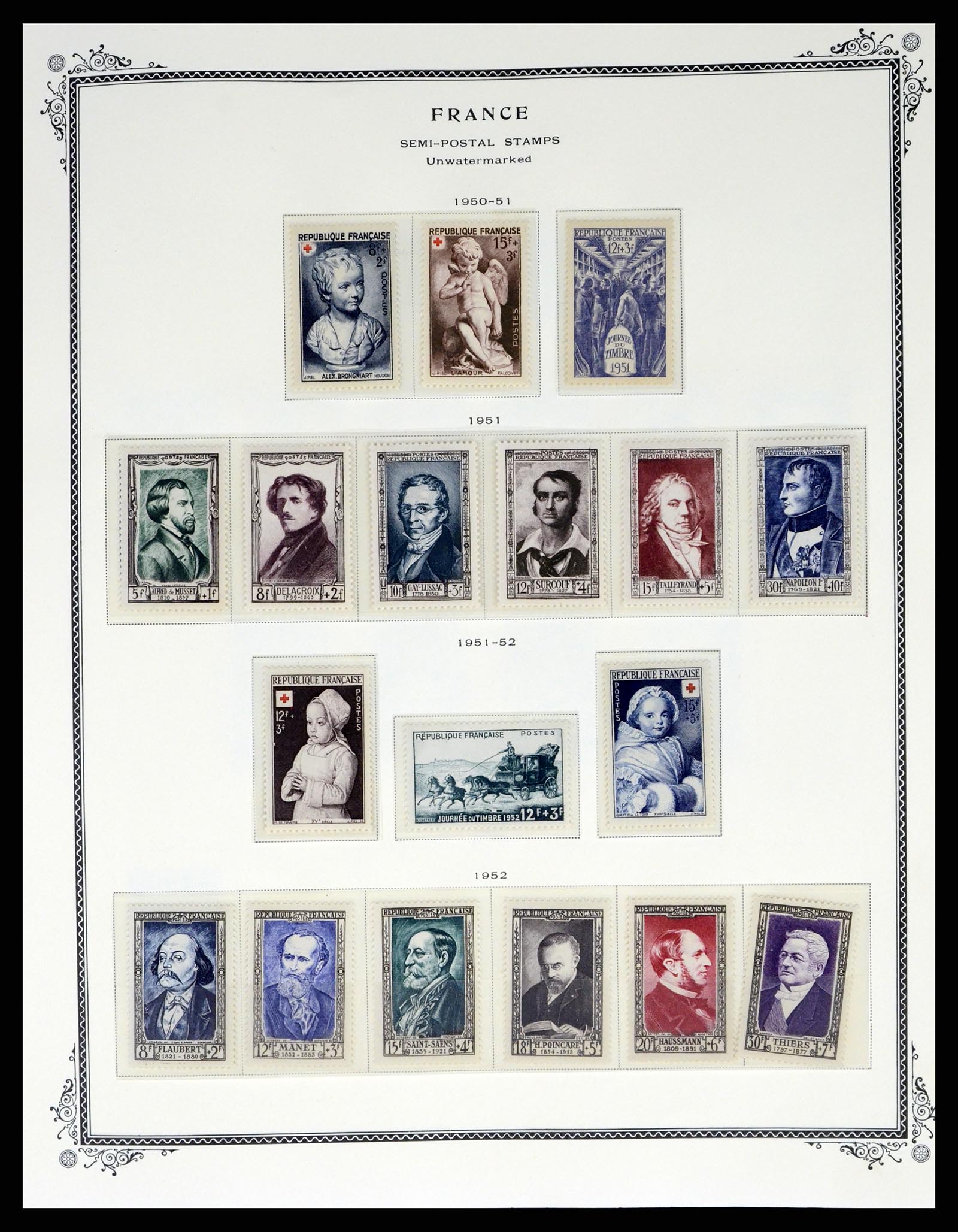 37632 257 - Postzegelverzameling 37632 Frankrijk 1849-2001.