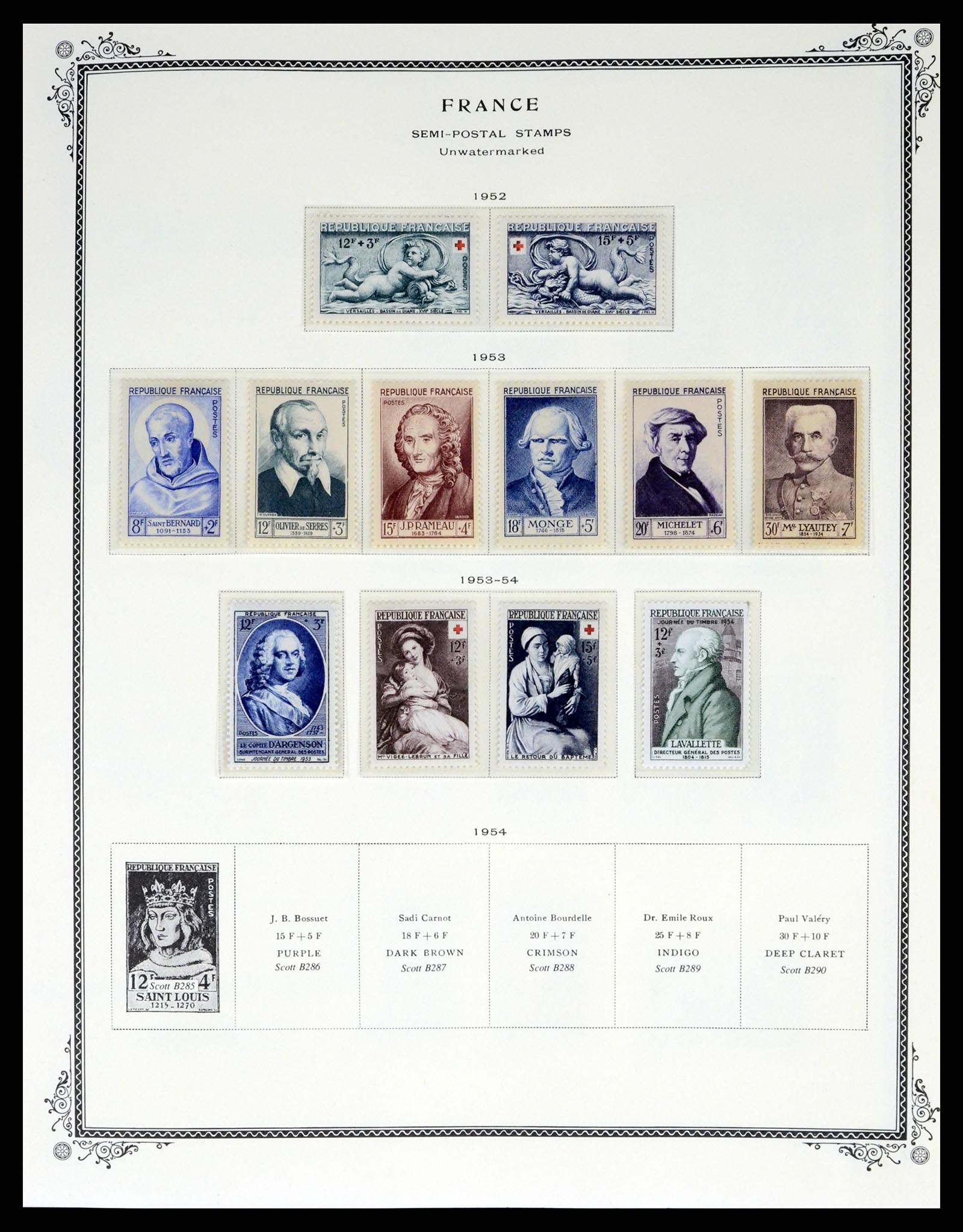 37632 258 - Postzegelverzameling 37632 Frankrijk 1849-2001.