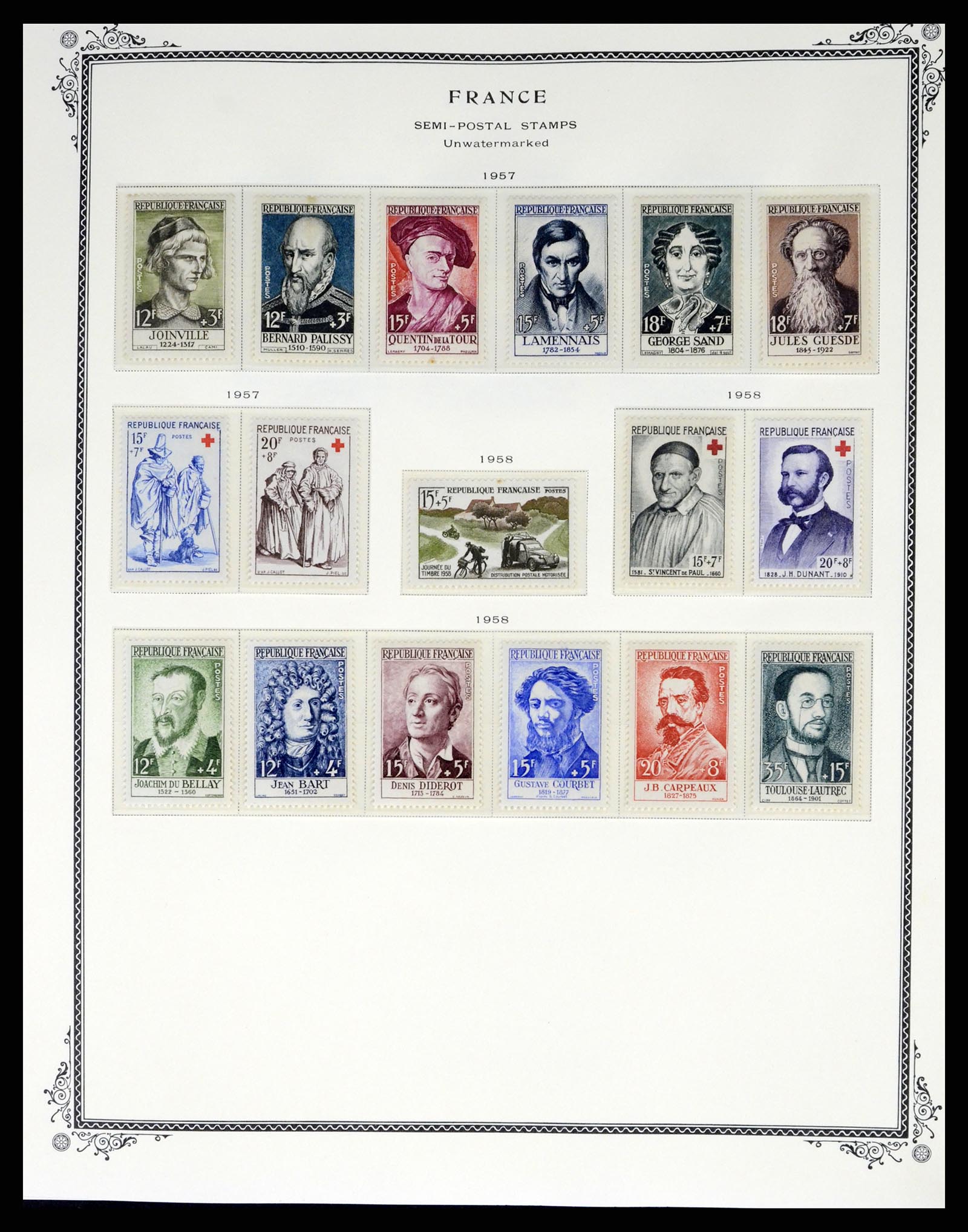 37632 262 - Postzegelverzameling 37632 Frankrijk 1849-2001.