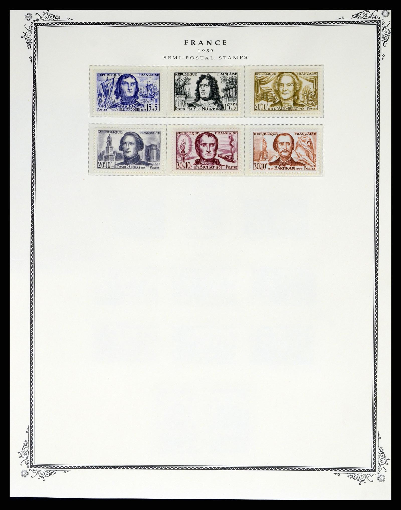 37632 263 - Postzegelverzameling 37632 Frankrijk 1849-2001.