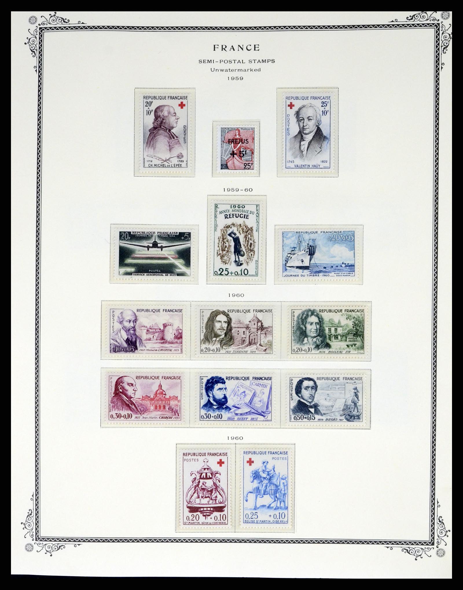 37632 265 - Postzegelverzameling 37632 Frankrijk 1849-2001.
