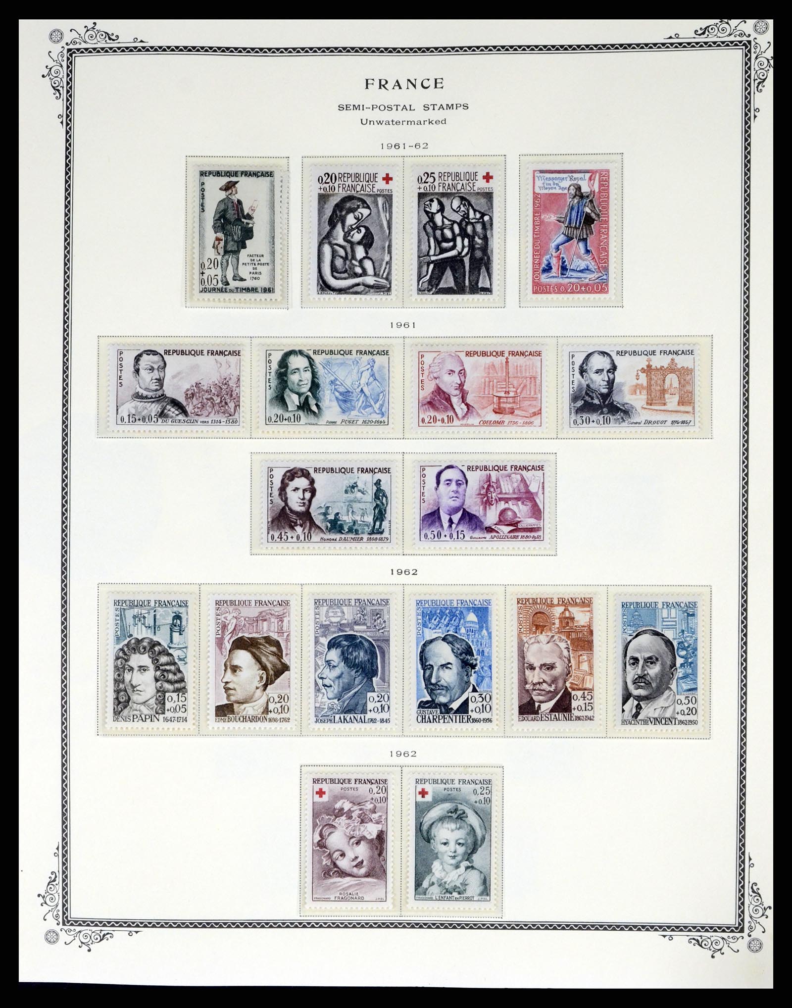 37632 266 - Postzegelverzameling 37632 Frankrijk 1849-2001.