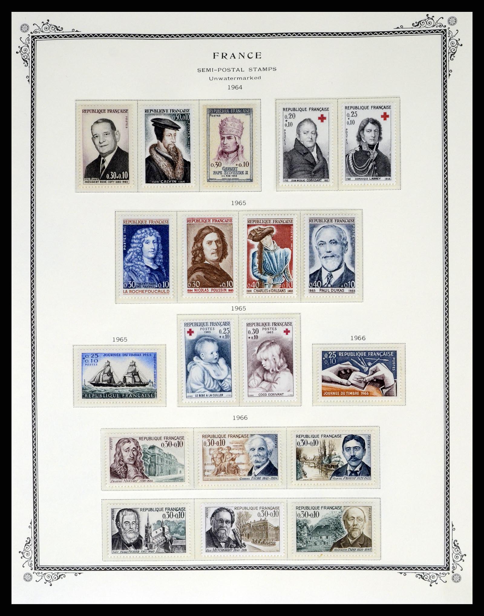 37632 271 - Postzegelverzameling 37632 Frankrijk 1849-2001.
