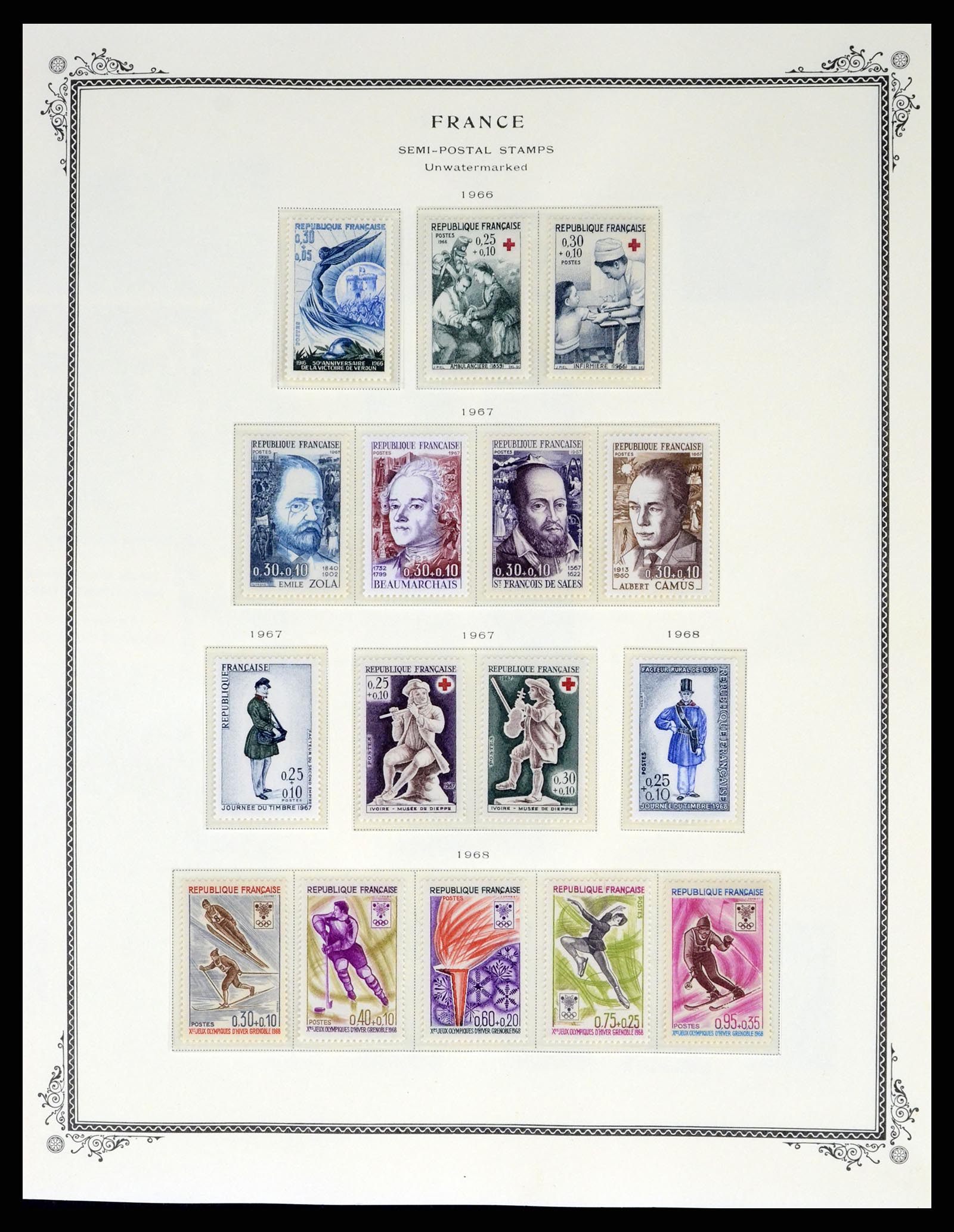 37632 275 - Postzegelverzameling 37632 Frankrijk 1849-2001.
