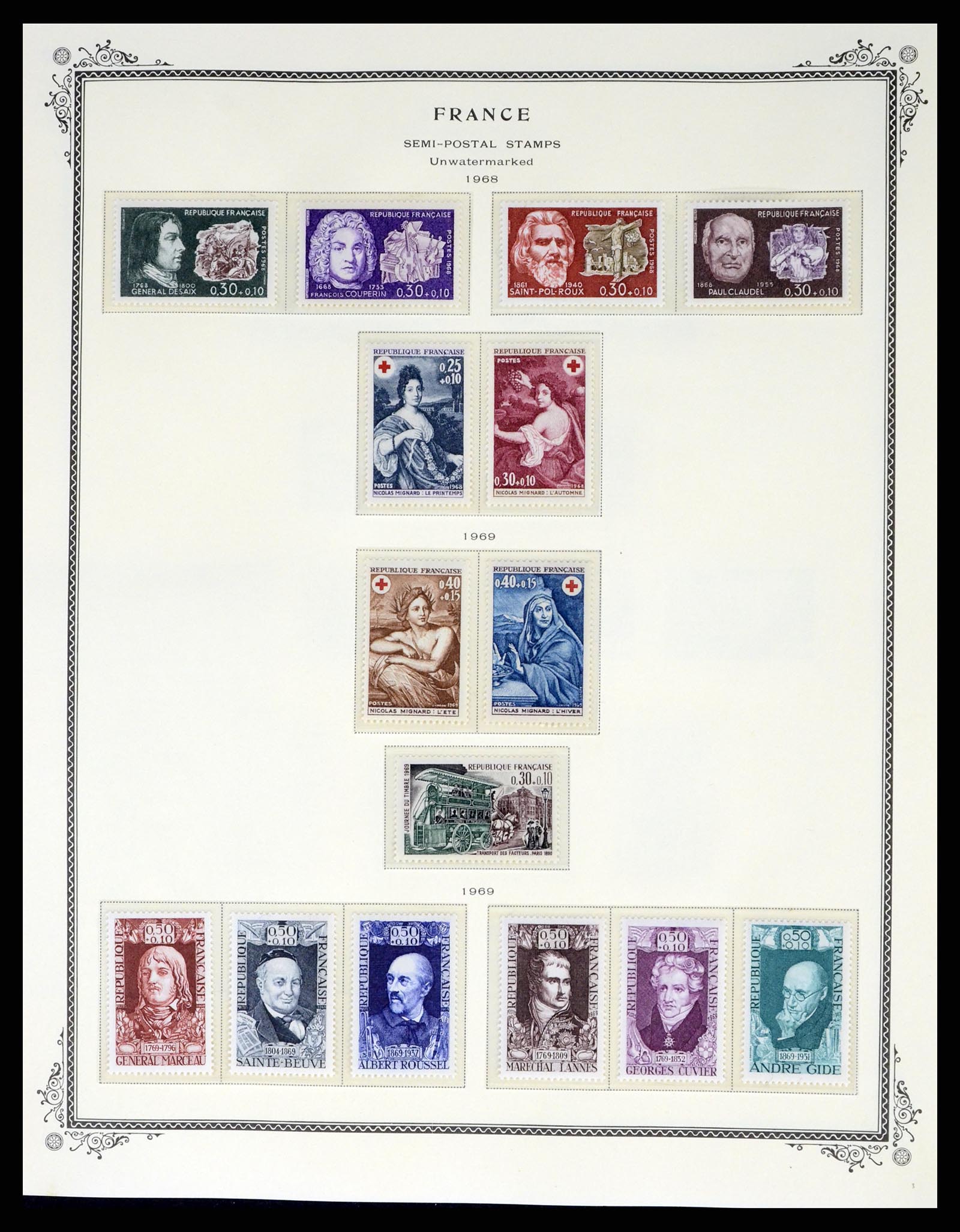 37632 279 - Postzegelverzameling 37632 Frankrijk 1849-2001.