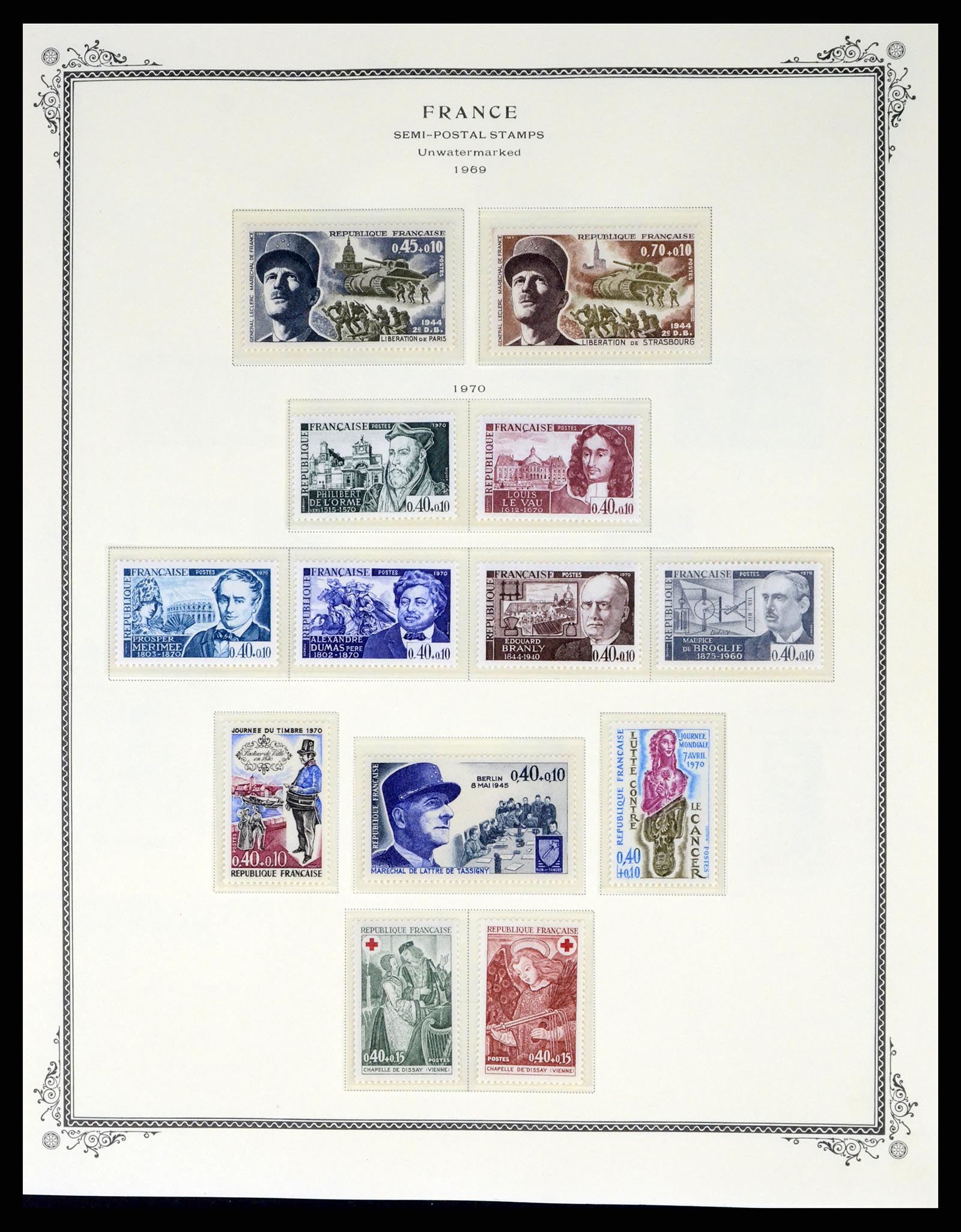 37632 282 - Postzegelverzameling 37632 Frankrijk 1849-2001.