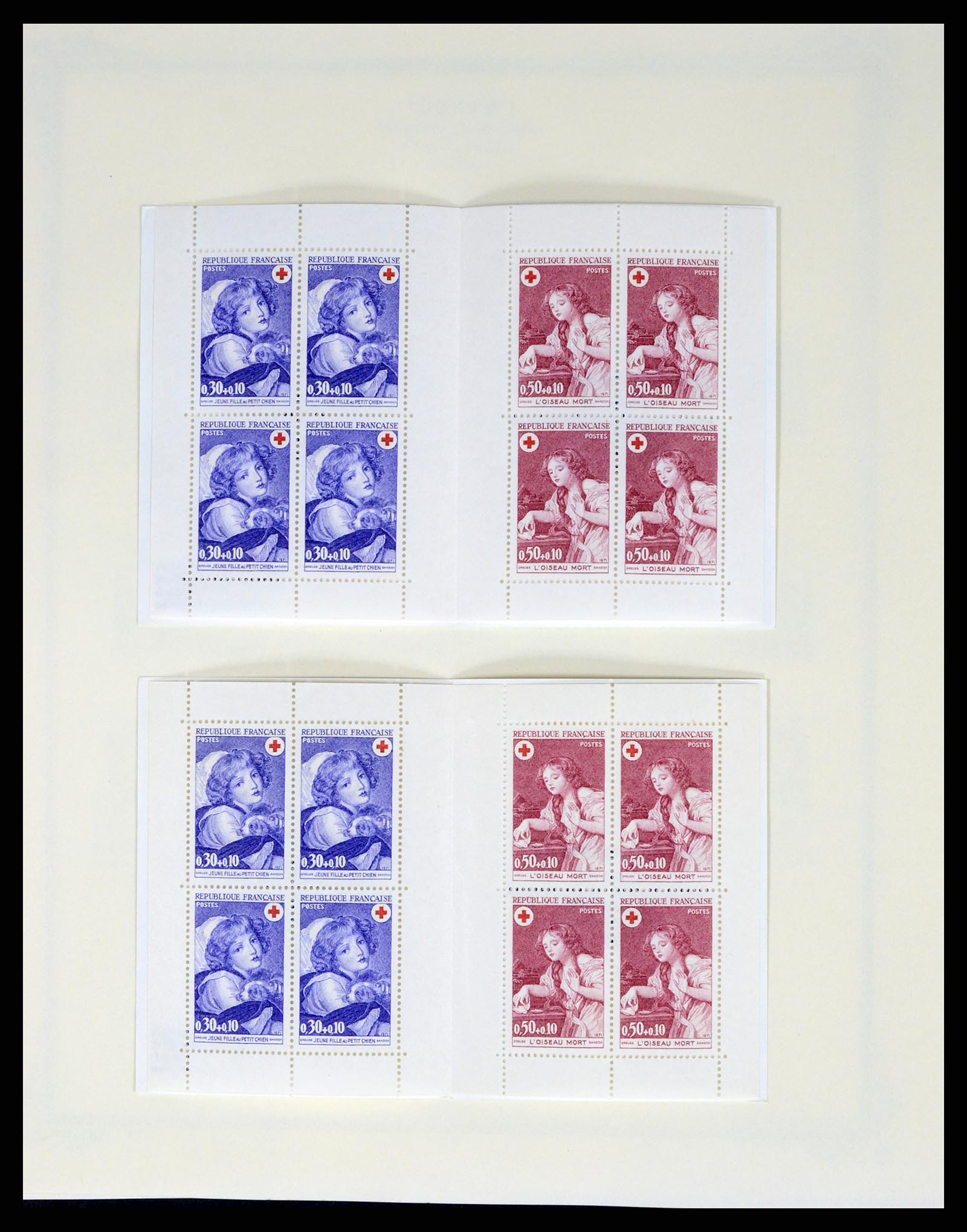 37632 284 - Postzegelverzameling 37632 Frankrijk 1849-2001.