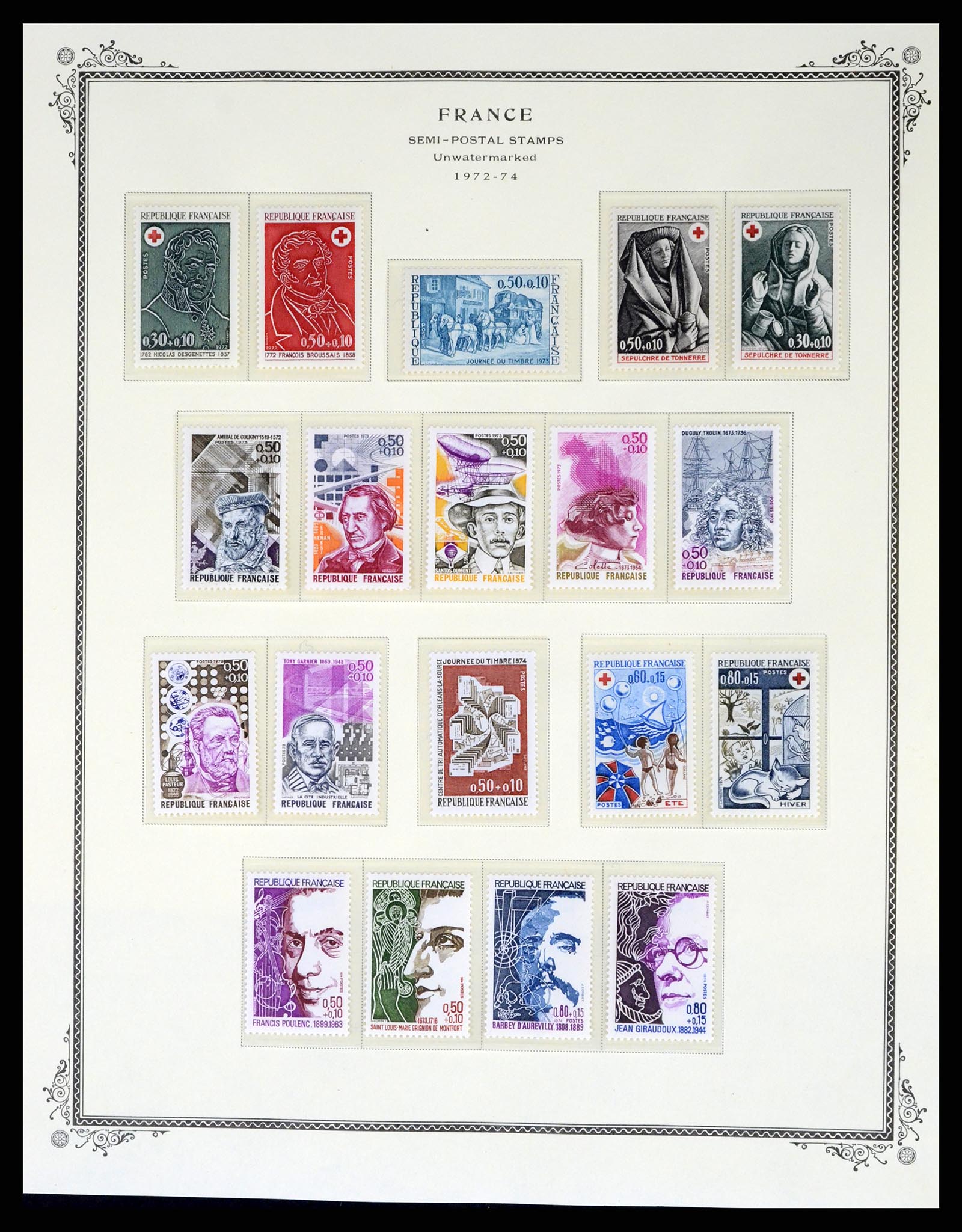 37632 292 - Postzegelverzameling 37632 Frankrijk 1849-2001.