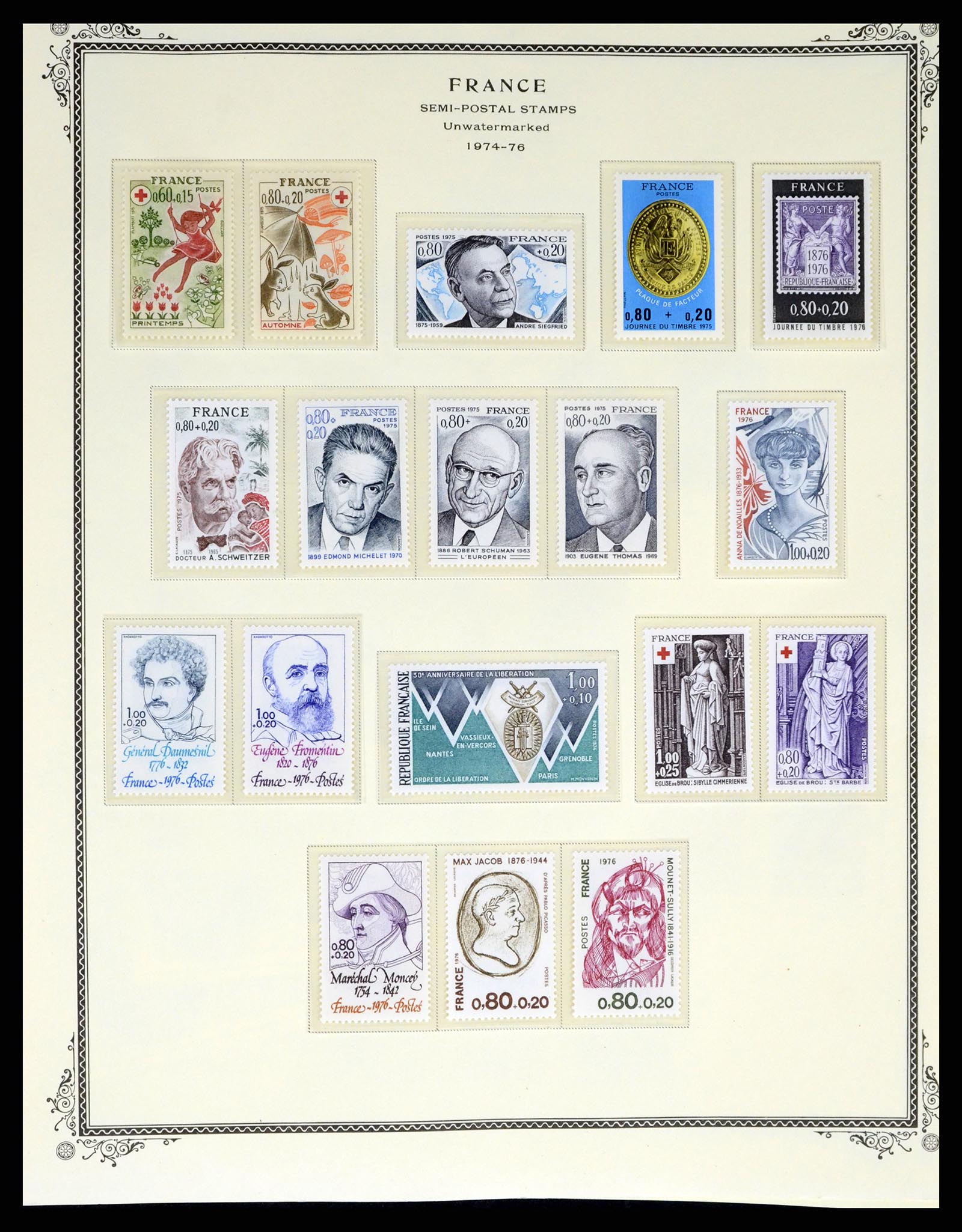 37632 297 - Postzegelverzameling 37632 Frankrijk 1849-2001.