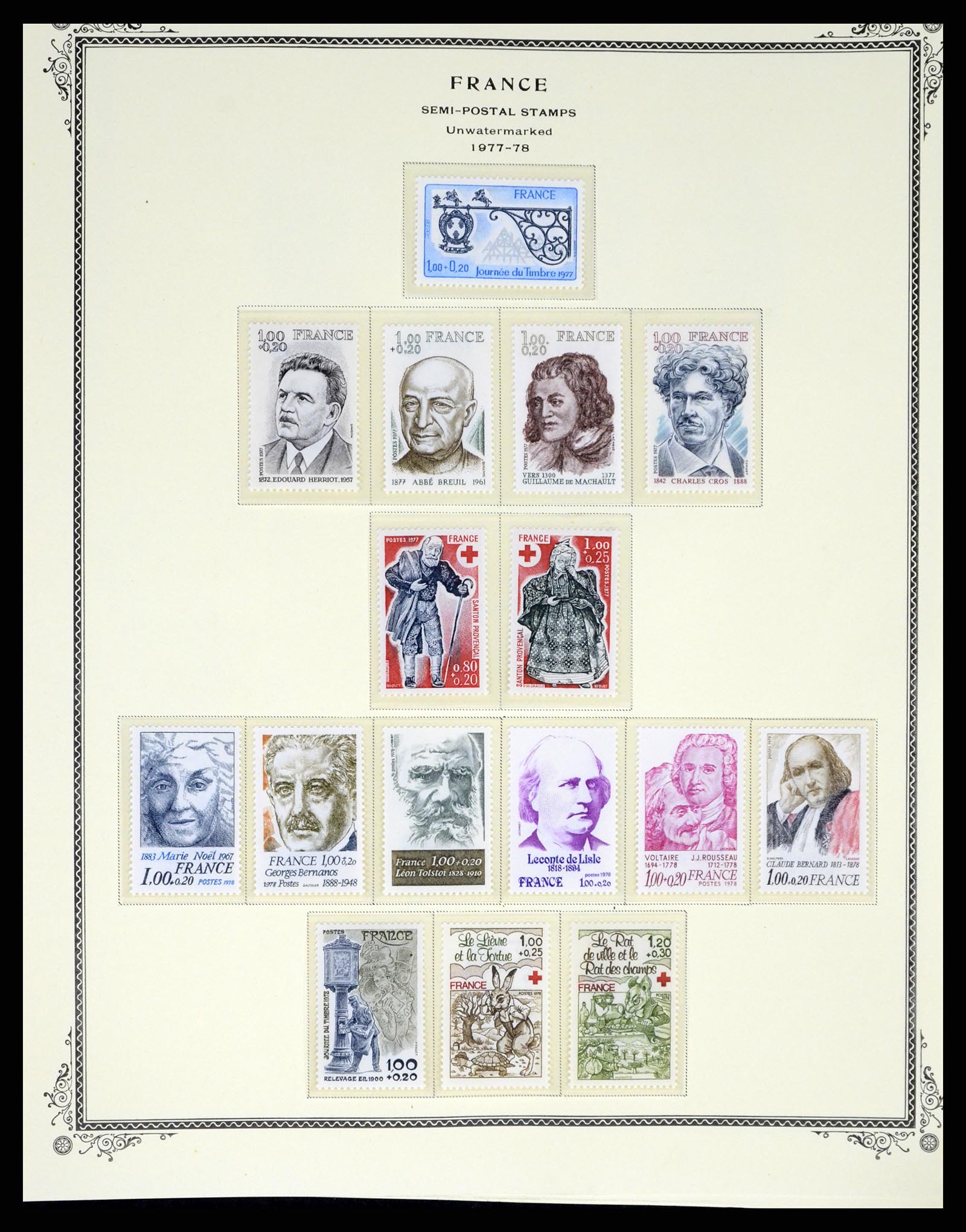 37632 302 - Postzegelverzameling 37632 Frankrijk 1849-2001.