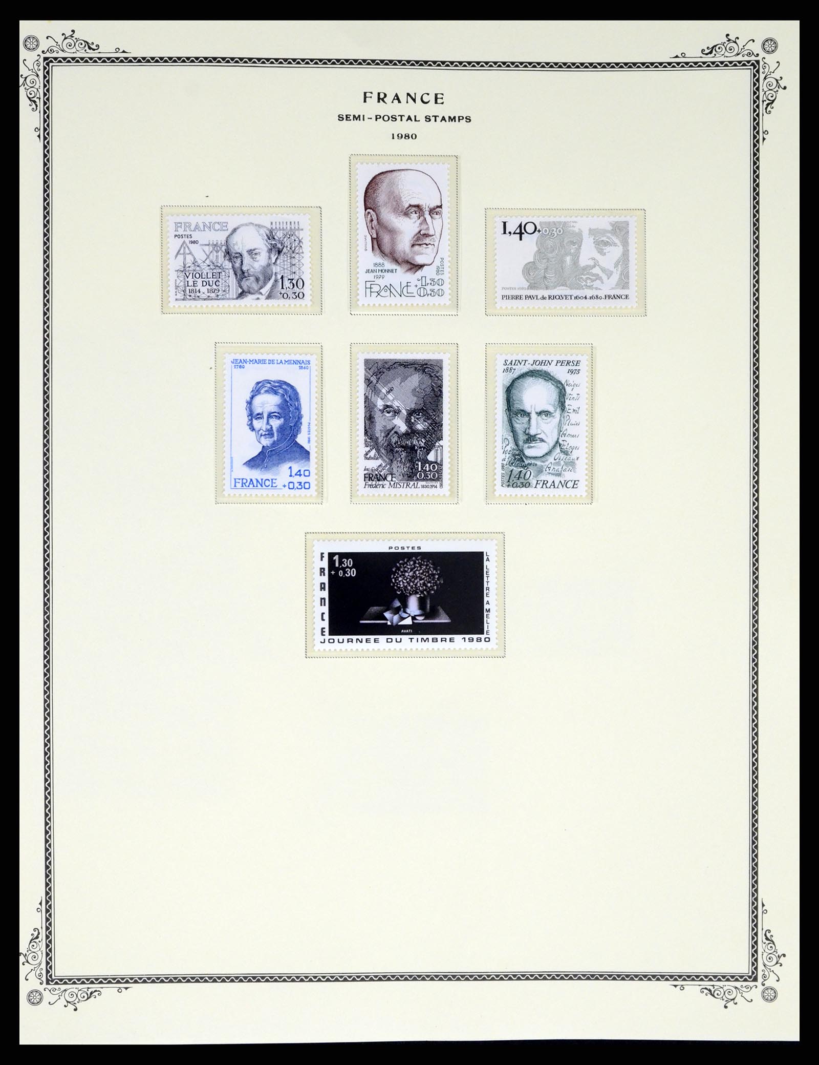 37632 306 - Postzegelverzameling 37632 Frankrijk 1849-2001.