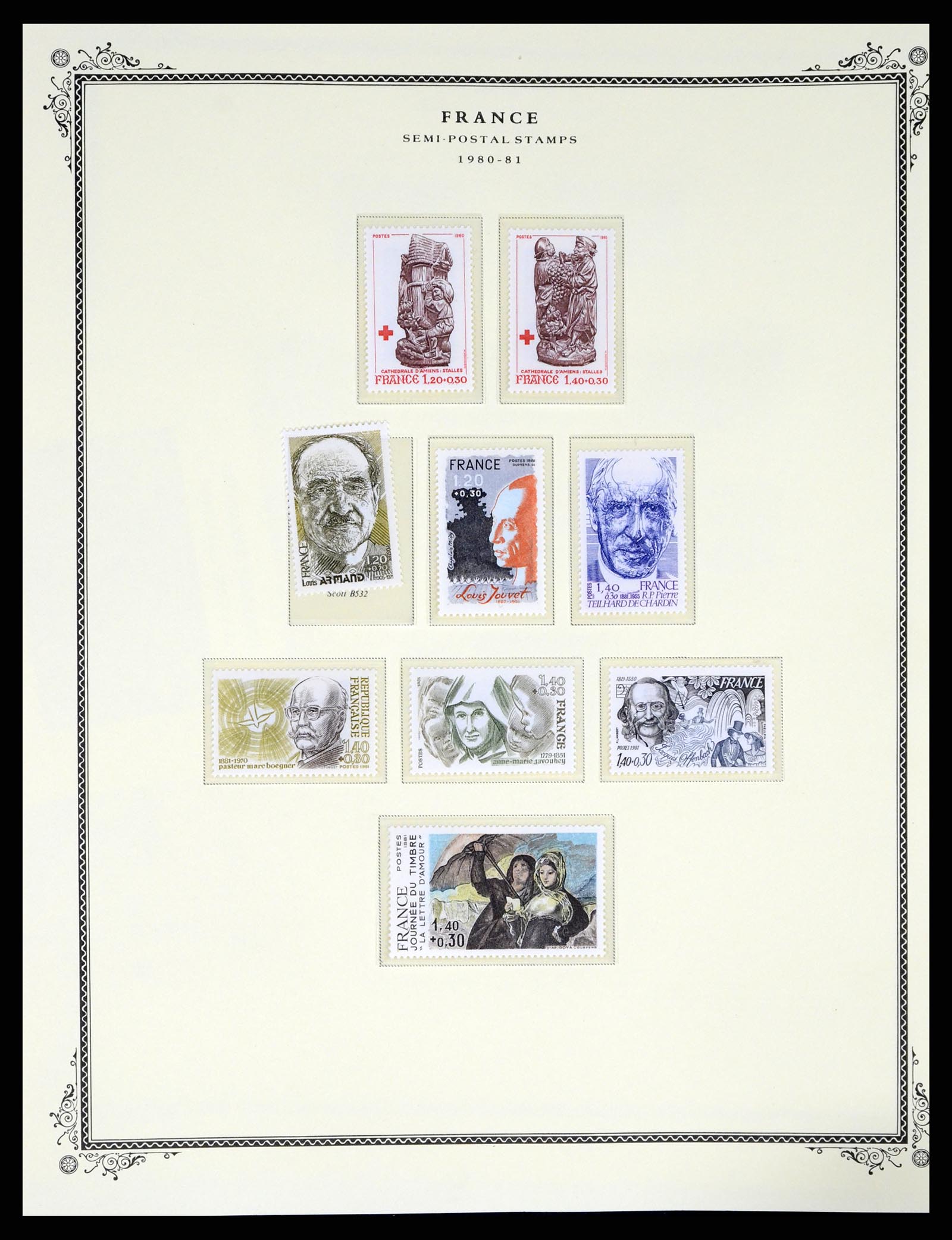 37632 309 - Postzegelverzameling 37632 Frankrijk 1849-2001.