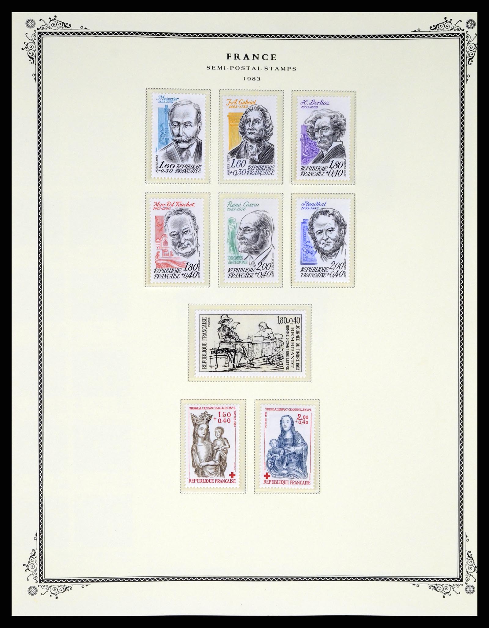 37632 317 - Postzegelverzameling 37632 Frankrijk 1849-2001.