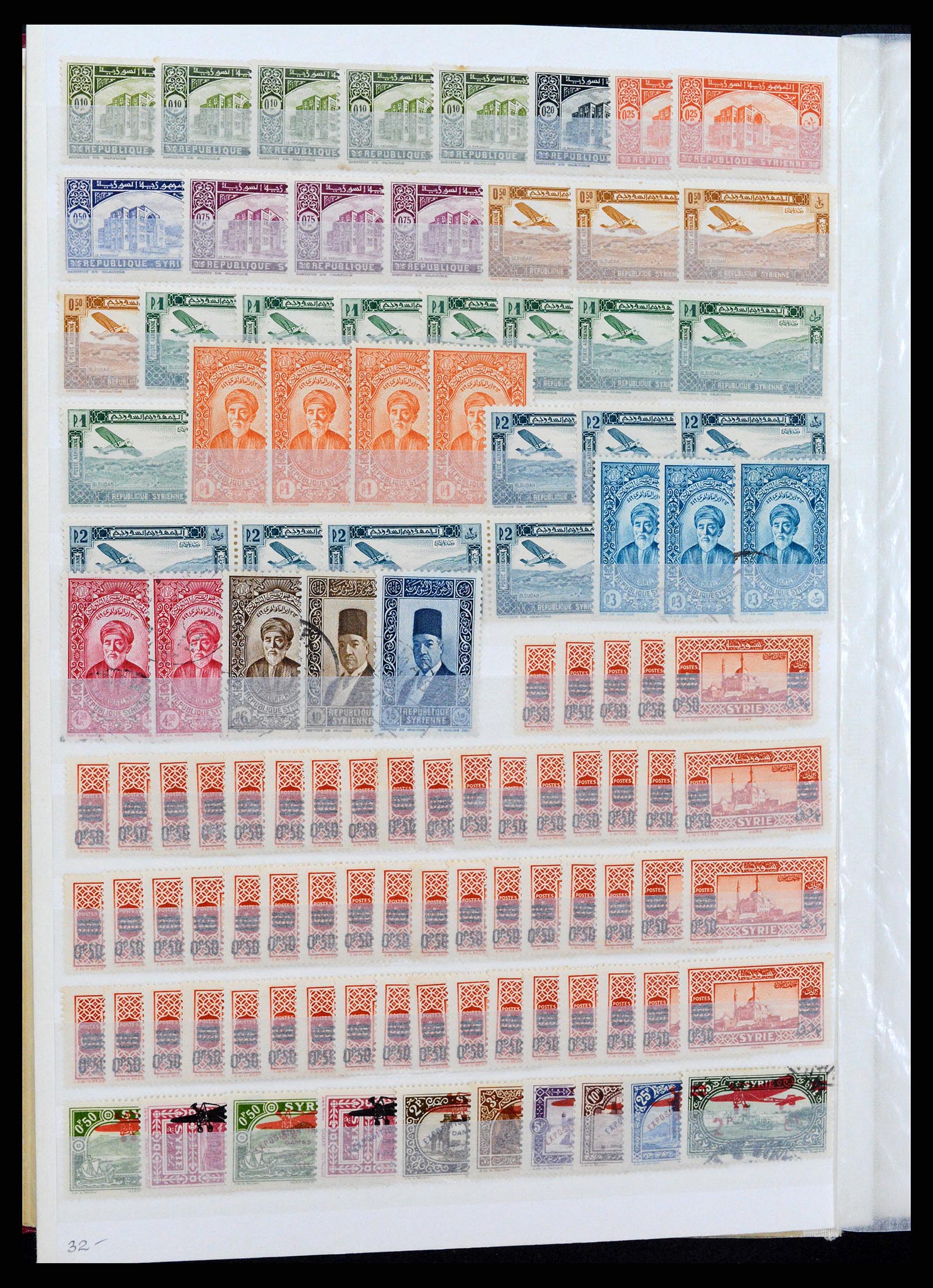 37646 085 - Postzegelverzameling 37646 Syrië 1920-1995.