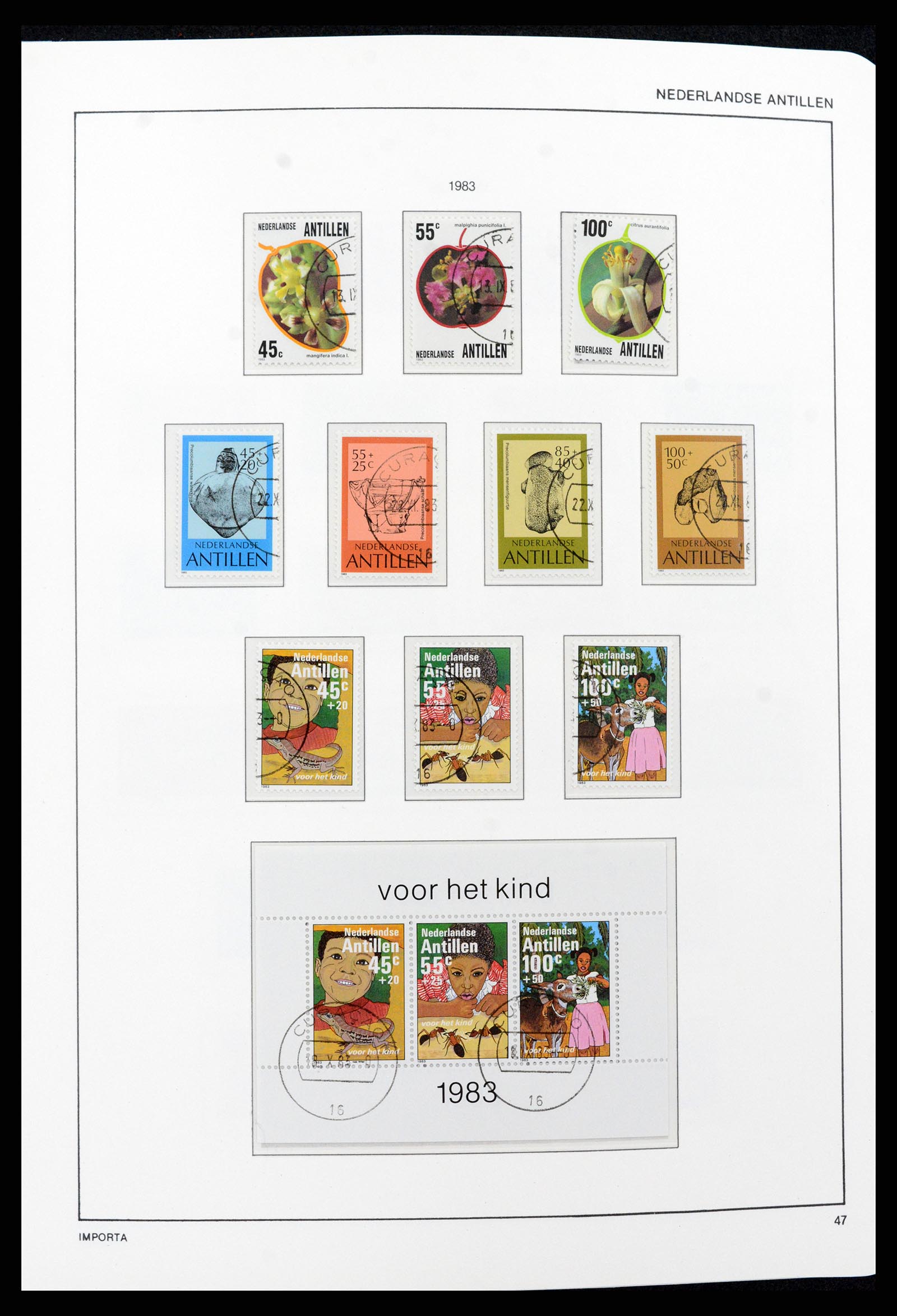 37693 047 - Postzegelverzameling 37693 Nederlandse Antillen 1949-2001.