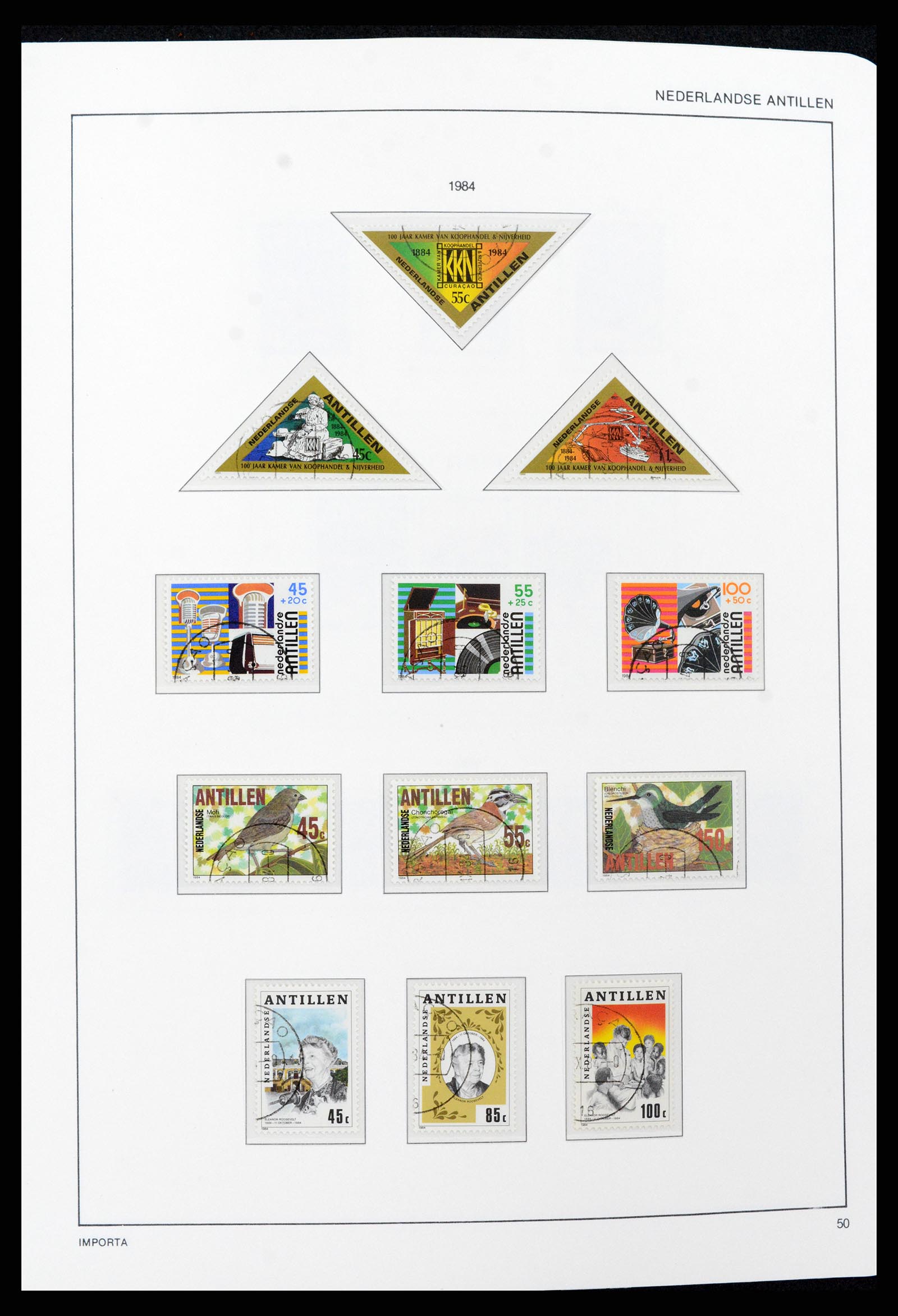 37693 050 - Postzegelverzameling 37693 Nederlandse Antillen 1949-2001.