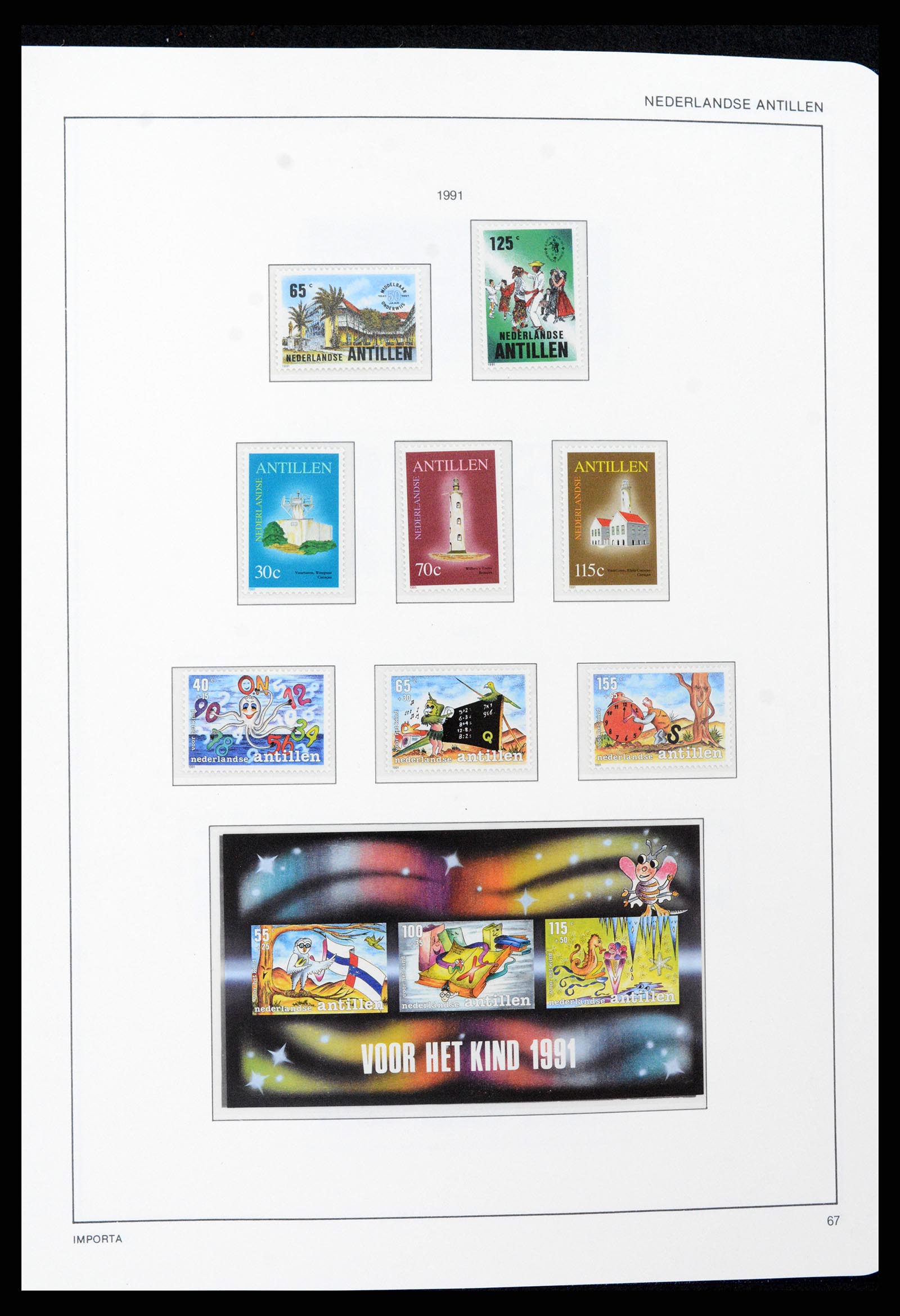 37693 068 - Postzegelverzameling 37693 Nederlandse Antillen 1949-2001.
