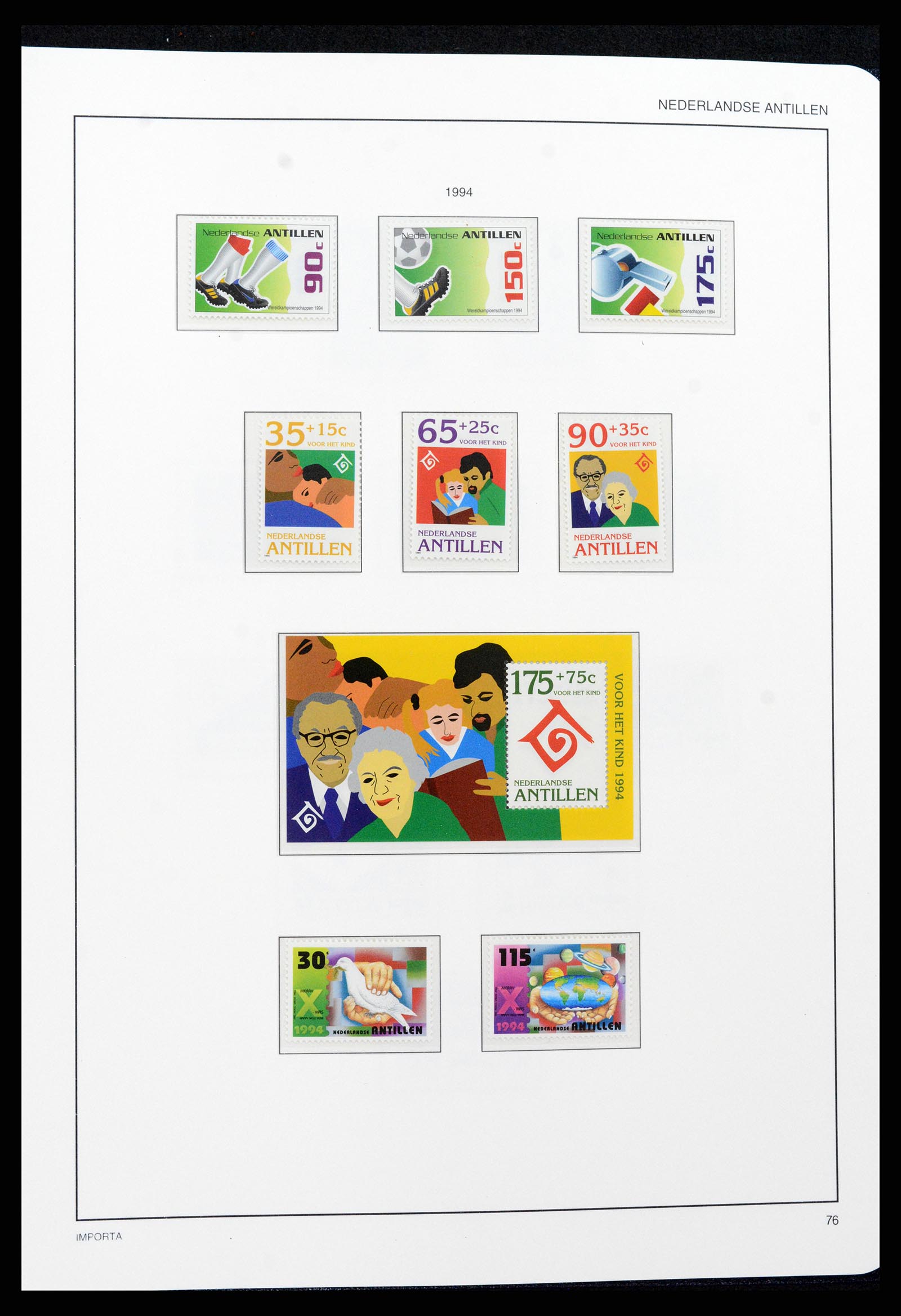 37693 077 - Postzegelverzameling 37693 Nederlandse Antillen 1949-2001.