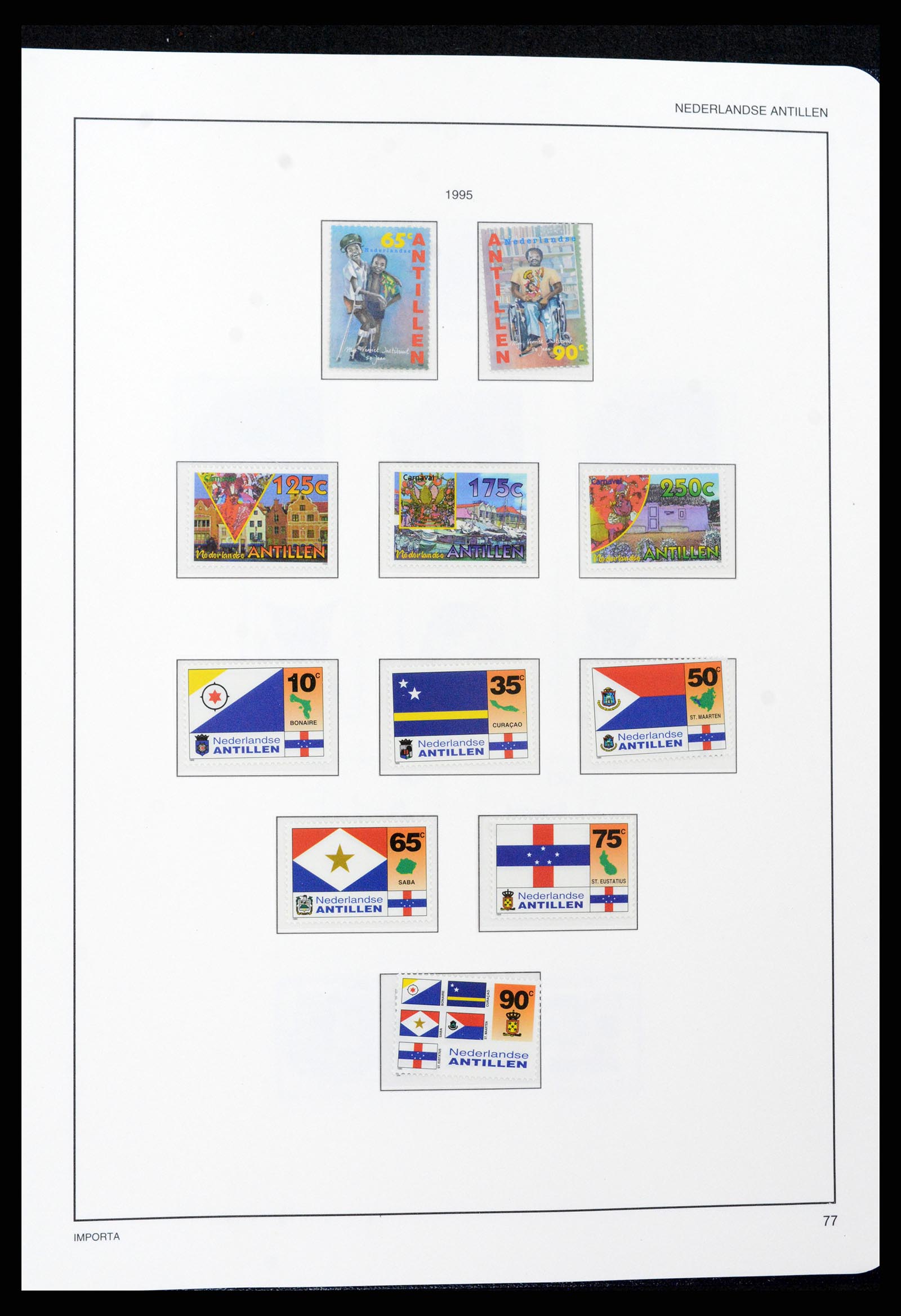 37693 078 - Postzegelverzameling 37693 Nederlandse Antillen 1949-2001.