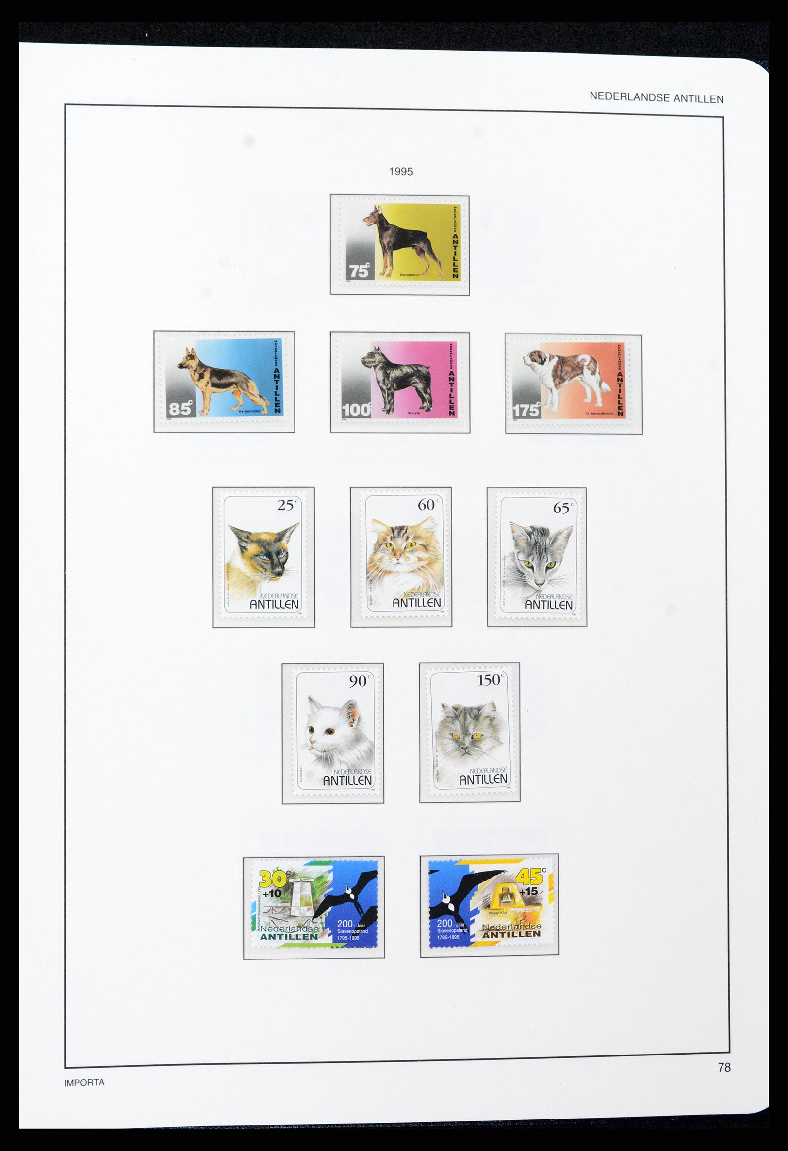 37693 079 - Postzegelverzameling 37693 Nederlandse Antillen 1949-2001.