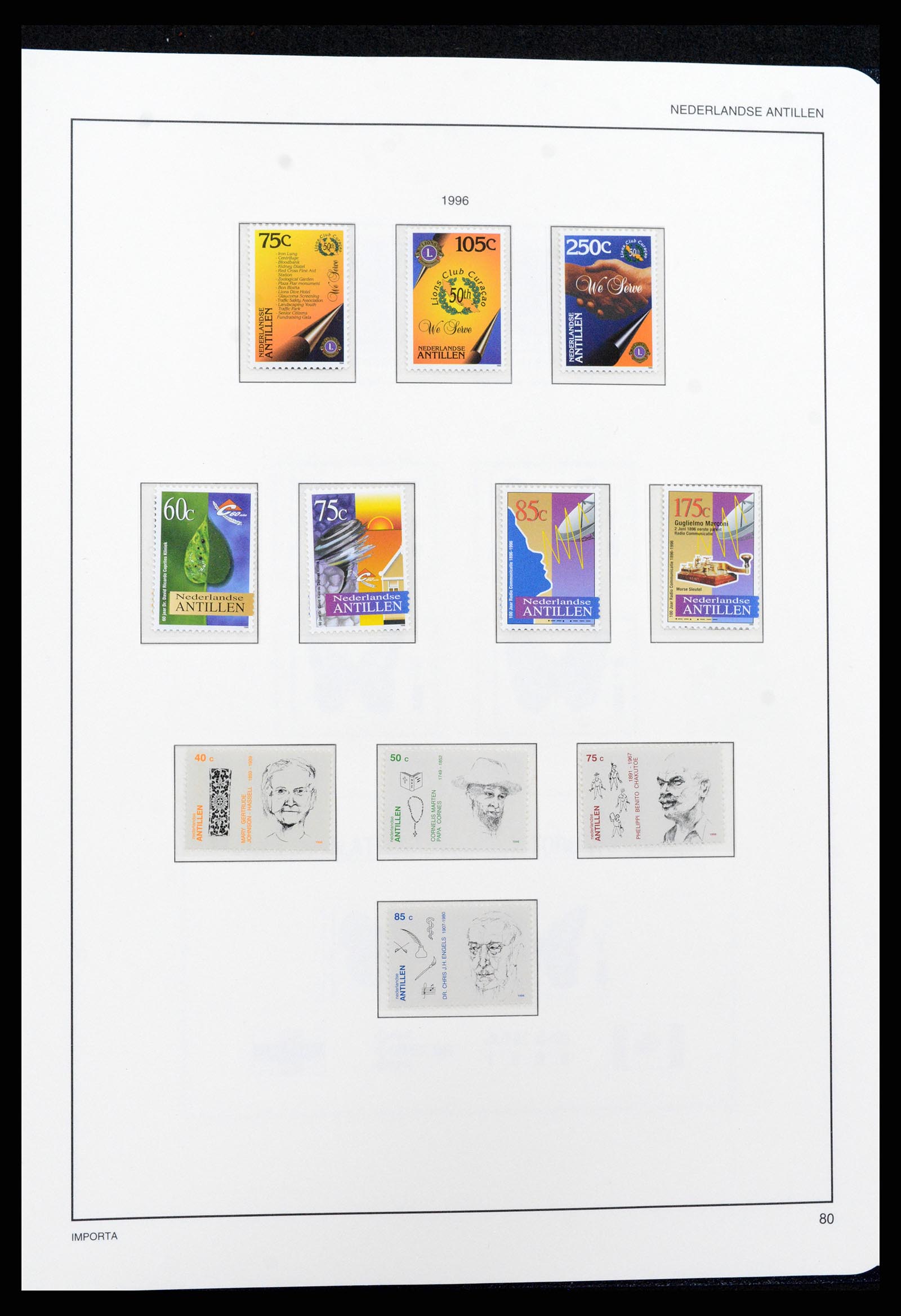 37693 081 - Postzegelverzameling 37693 Nederlandse Antillen 1949-2001.