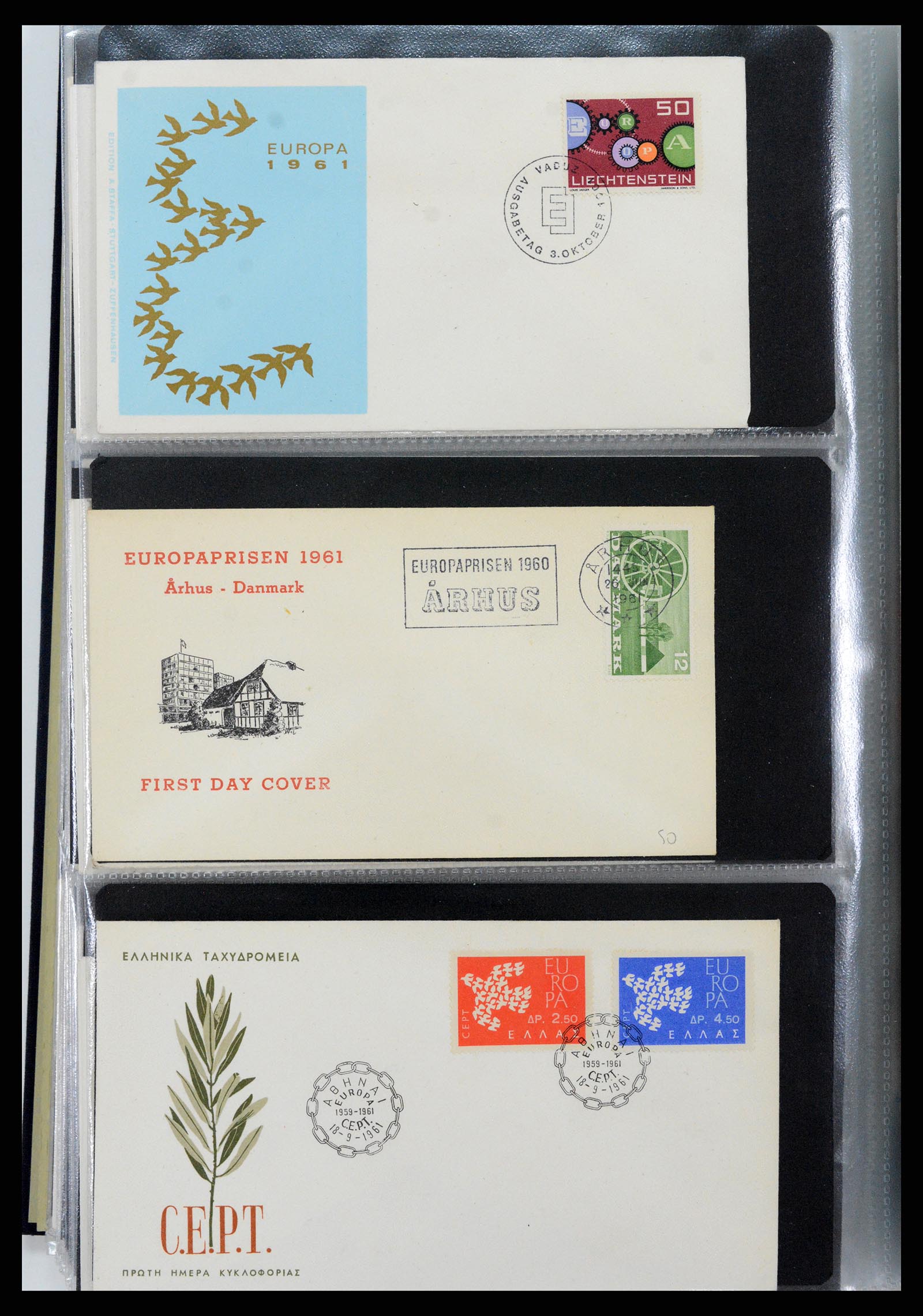 37694 063 - Stamp collection 37694 Europa CEPT FDC's 1956-1970.