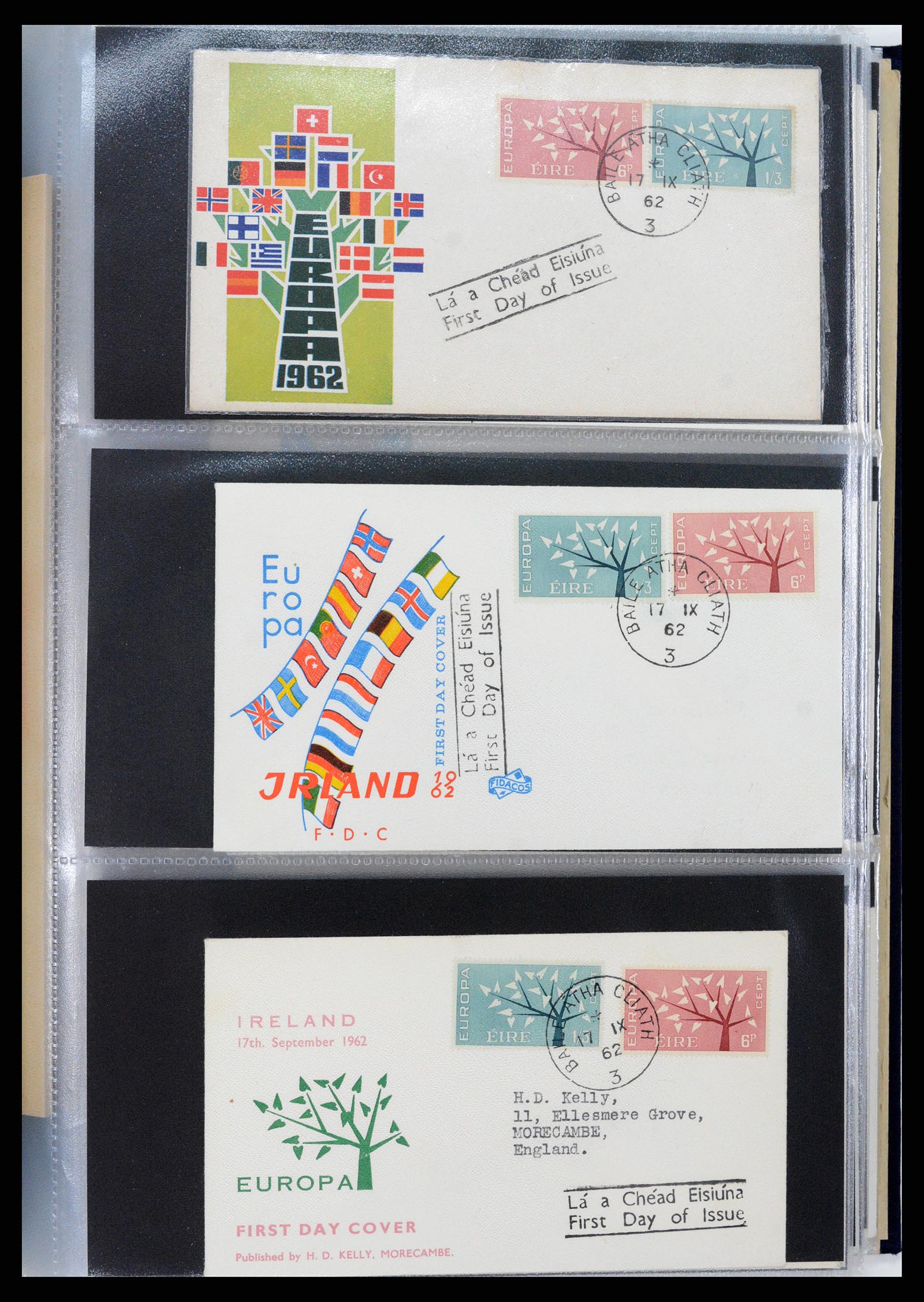 37694 073 - Stamp collection 37694 Europa CEPT FDC's 1956-1970.