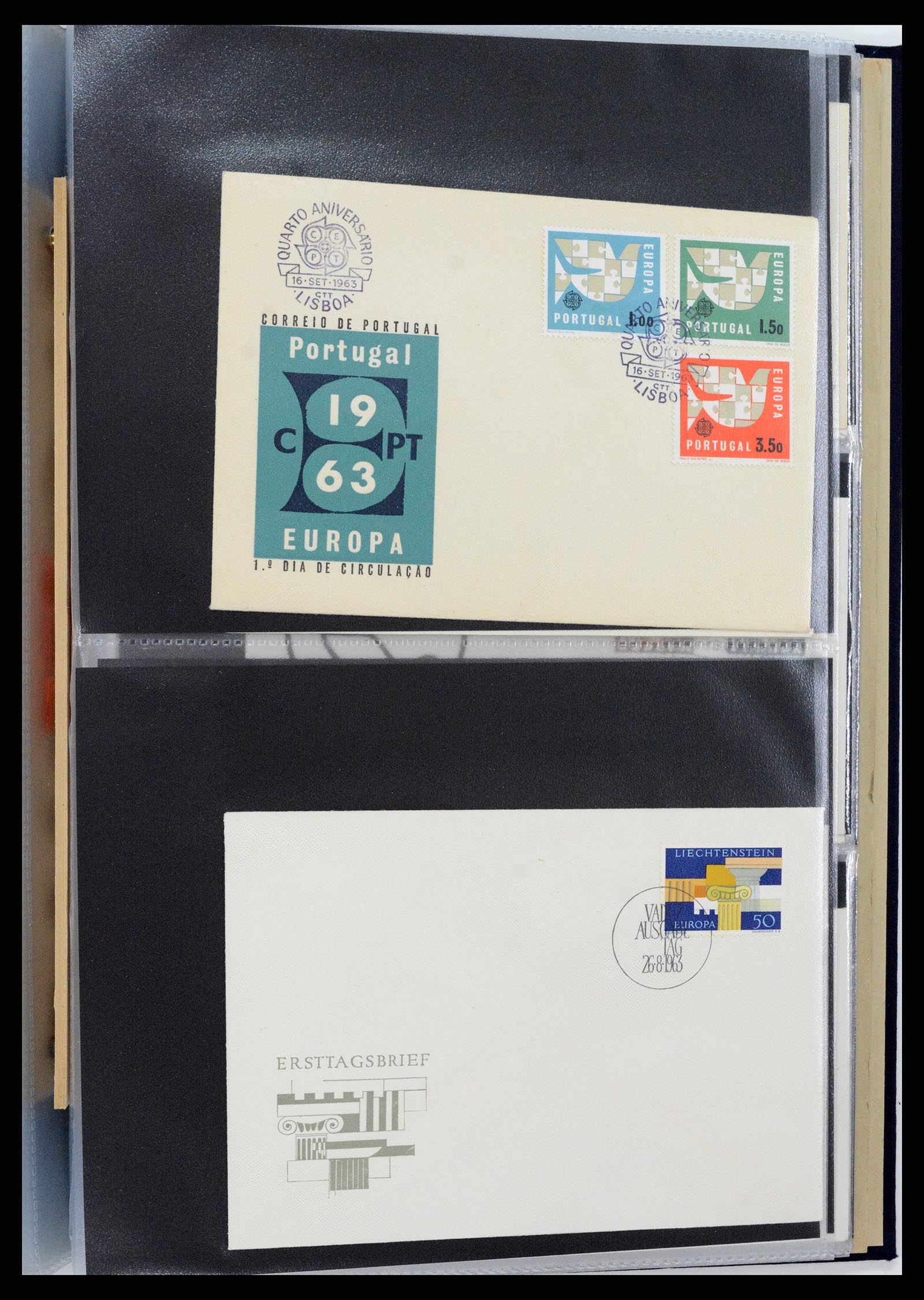 37694 104 - Postzegelverzameling 37694 Europa CEPT FDC's 1956-1970.