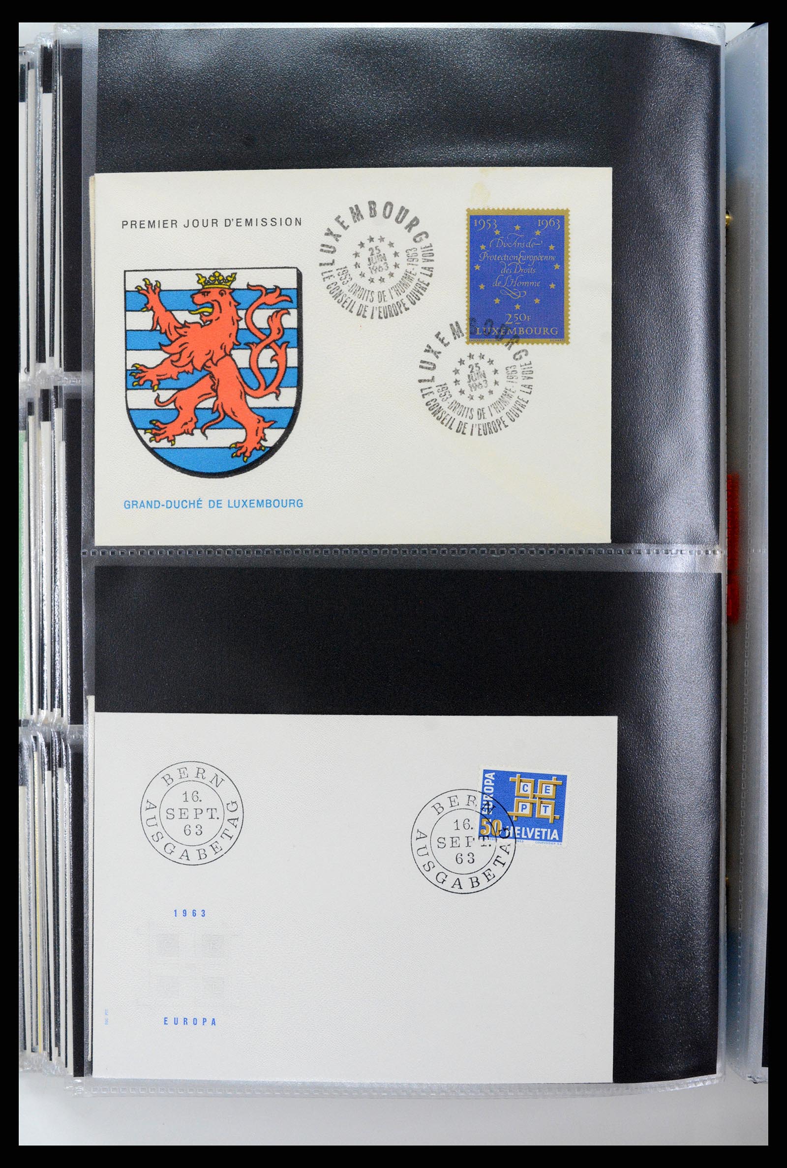 37694 106 - Postzegelverzameling 37694 Europa CEPT FDC's 1956-1970.